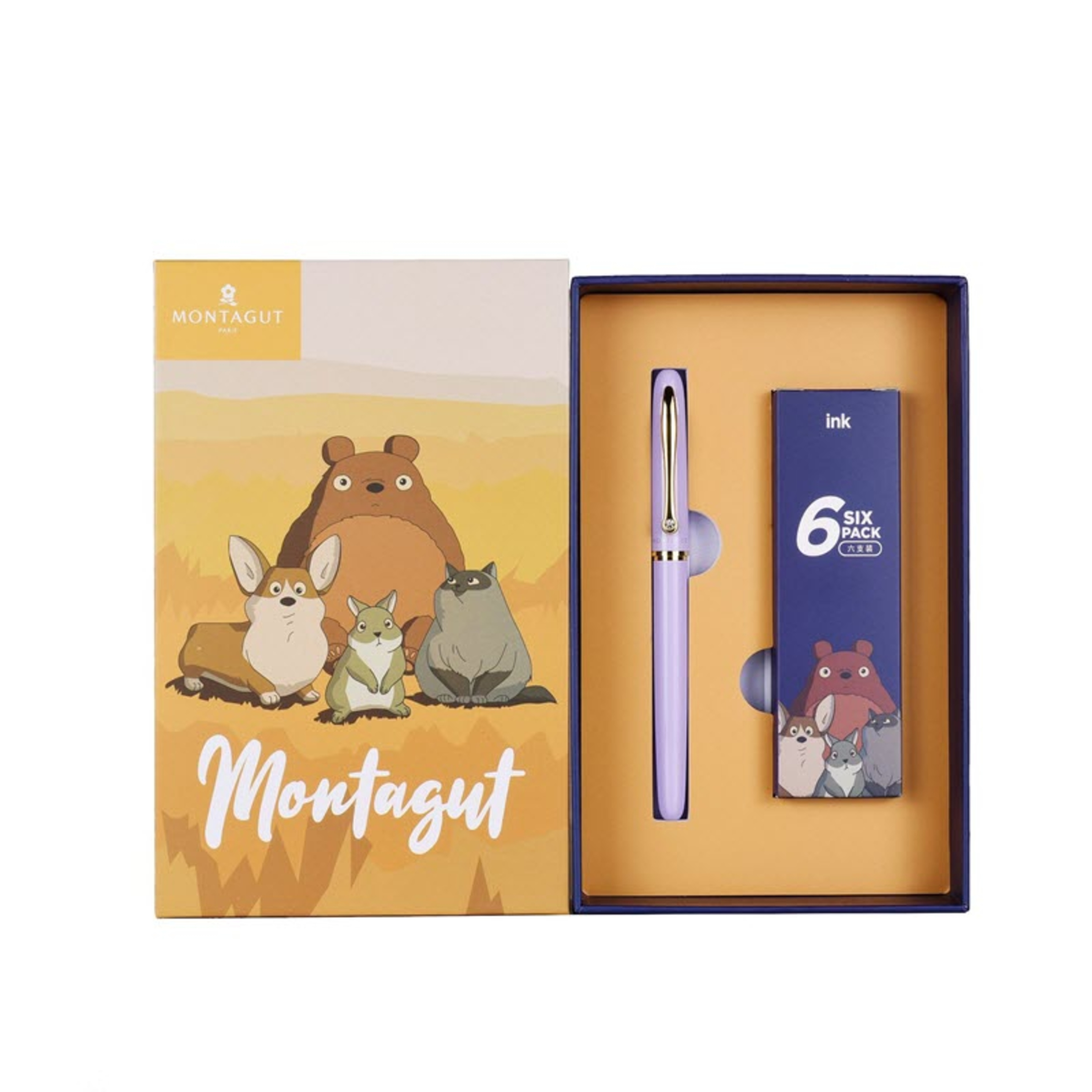 Bút máy học sinh cao cấp chính hãng Montagut màu tím episode artwork
