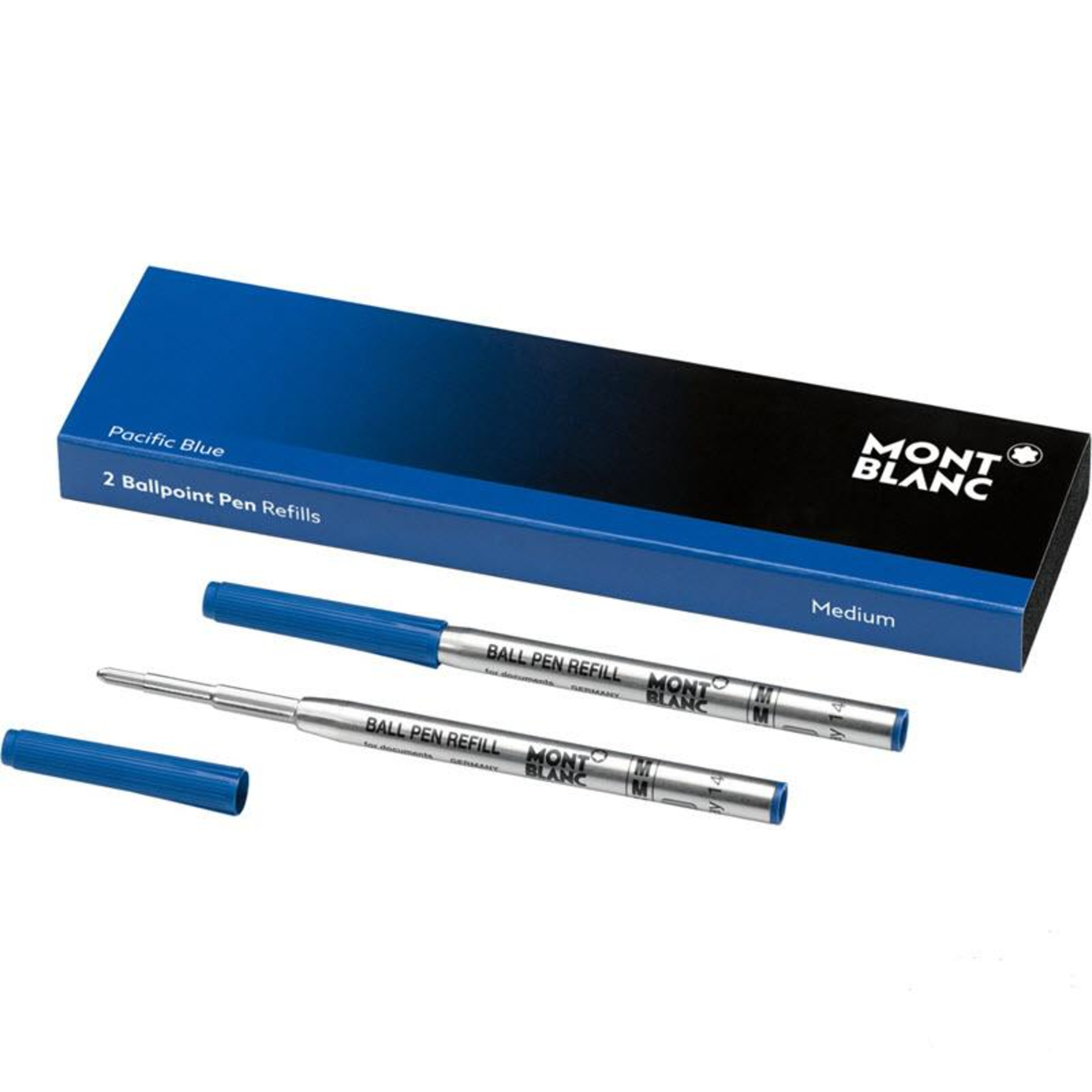 Set 2 ngòi bút bi Montblanc mực xanh chuyên ký episode artwork