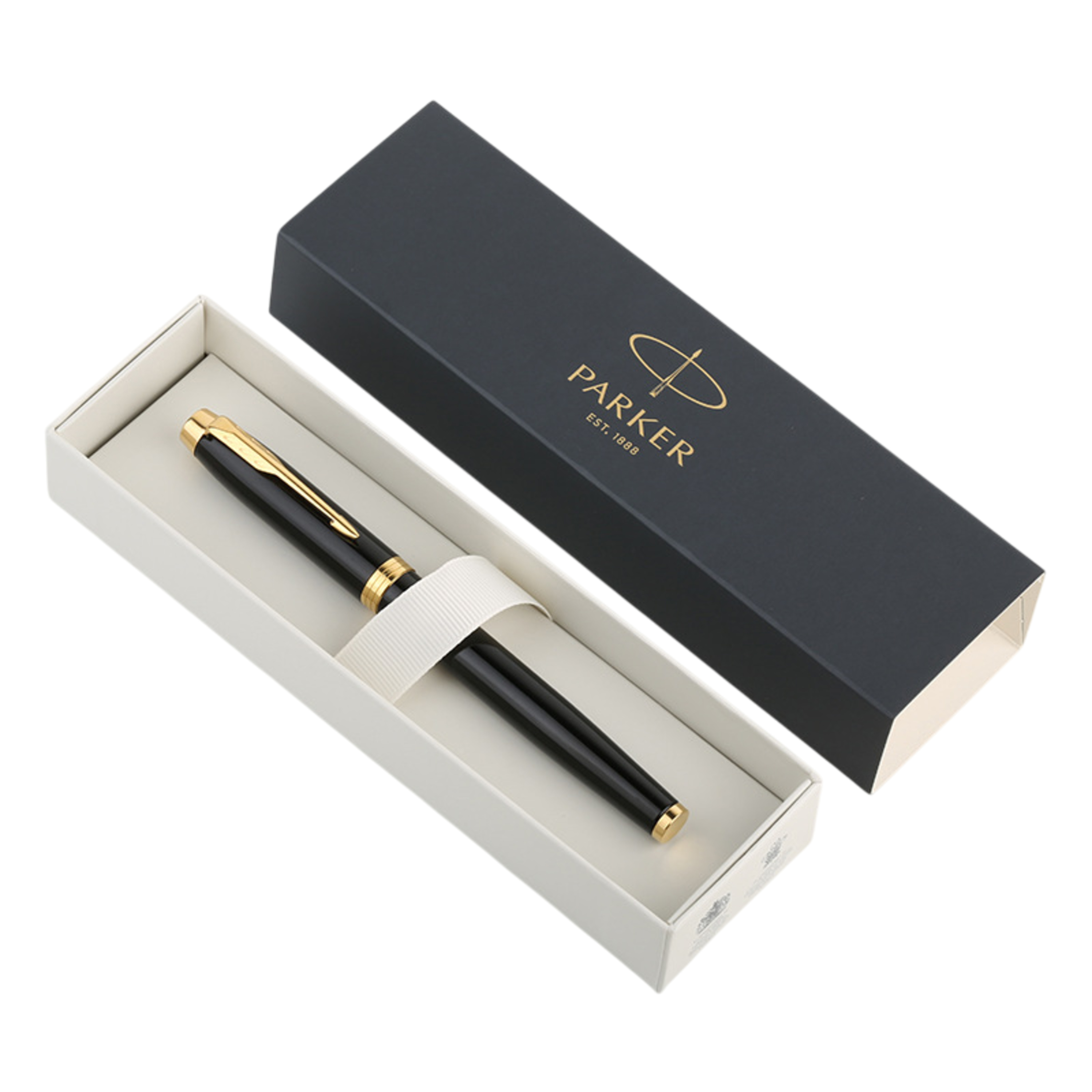 Bút bi Parker IM Black Lacquer GT Rollerball Pen S0856360 Bút bi Parker IM Black Lacquer GT Rollerball Pen S0856360