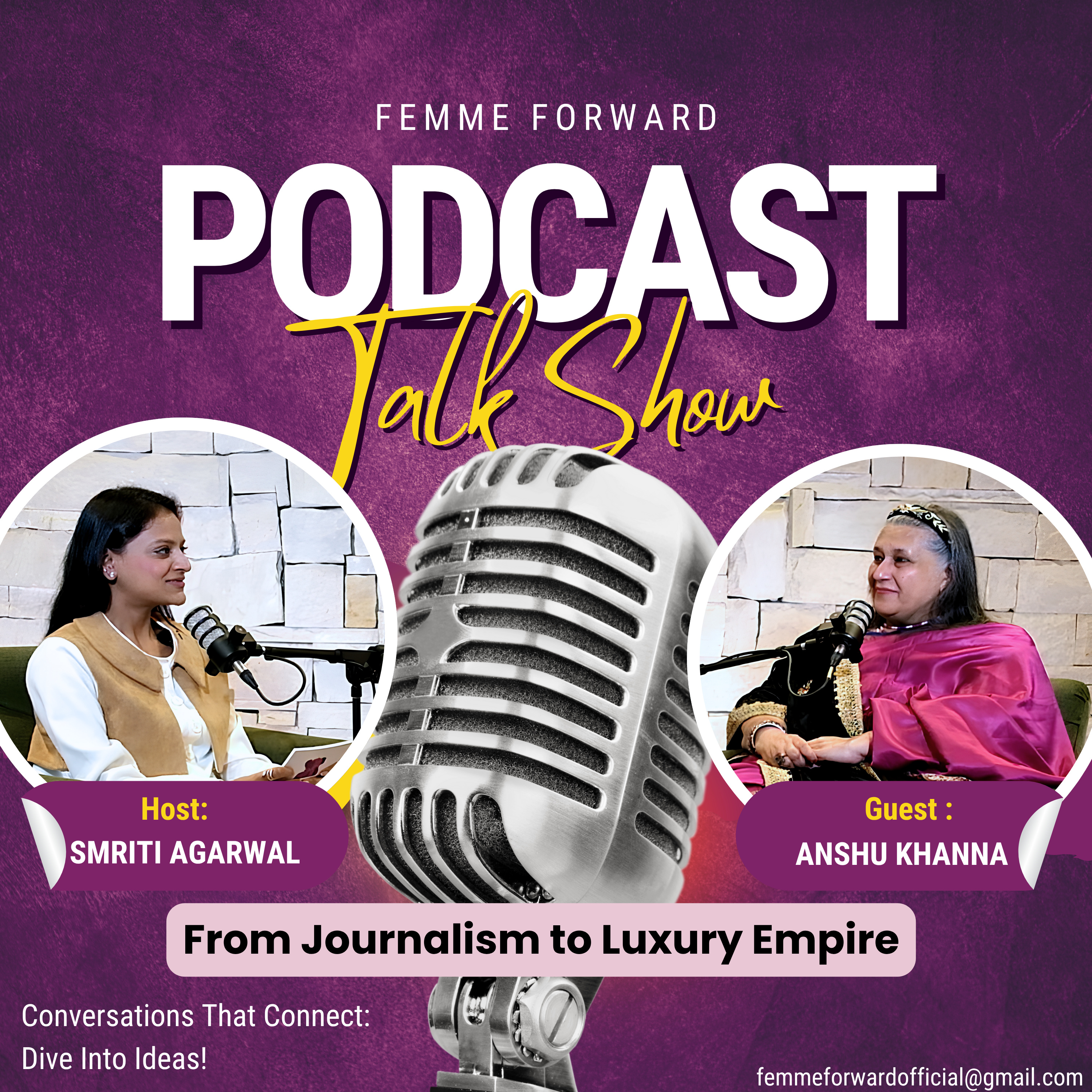 Anshu Khanna: From Luxury PR Queen to Royal Fables | Femme Forward episode artwork