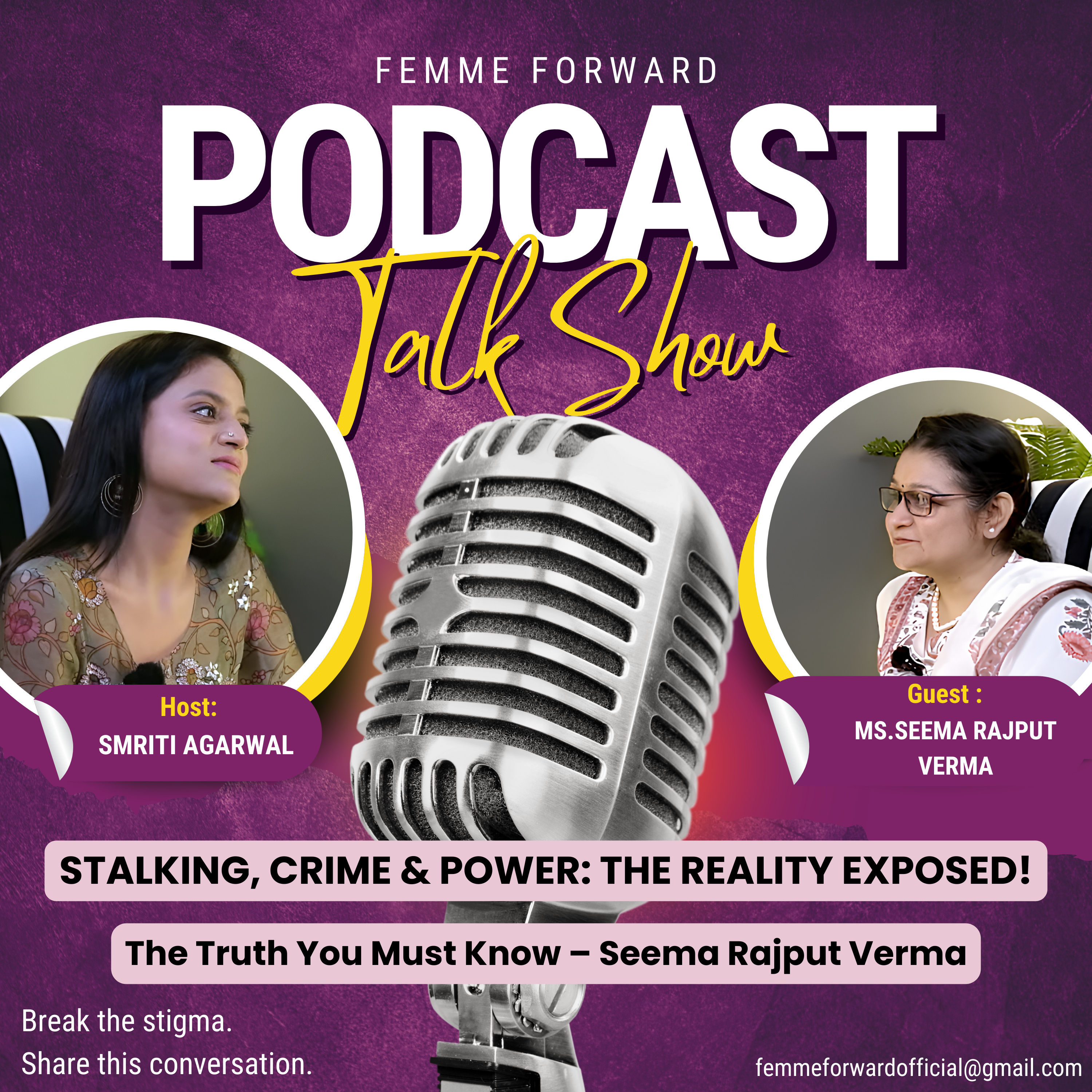Women’s Safety & Stalking Laws in India – What the Law Doesn’t Tell You | Seema Rajput Verma episode artwork