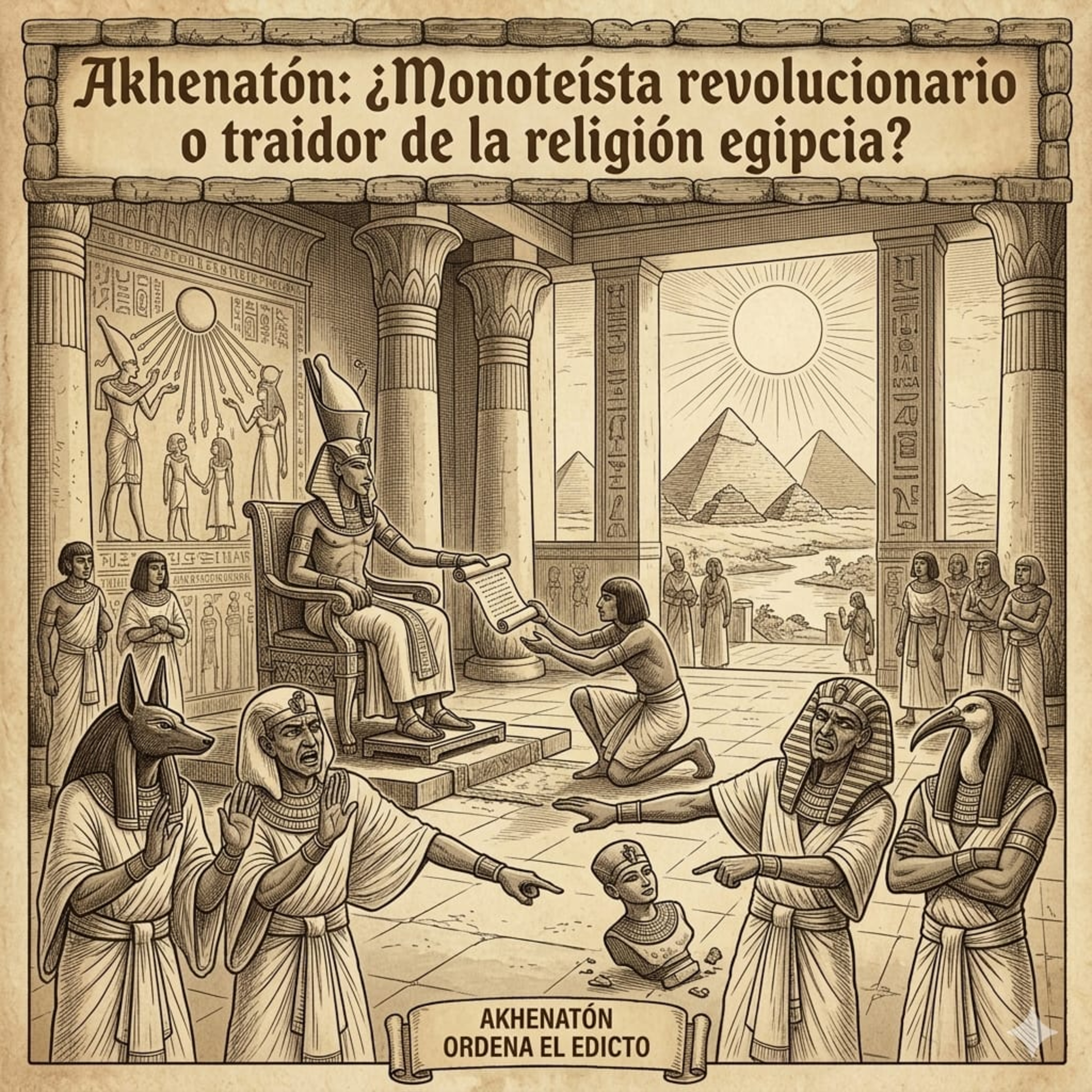 005 Akhenatón: ¿Monoteísta revolucionario o traidor de la religión egipcia?