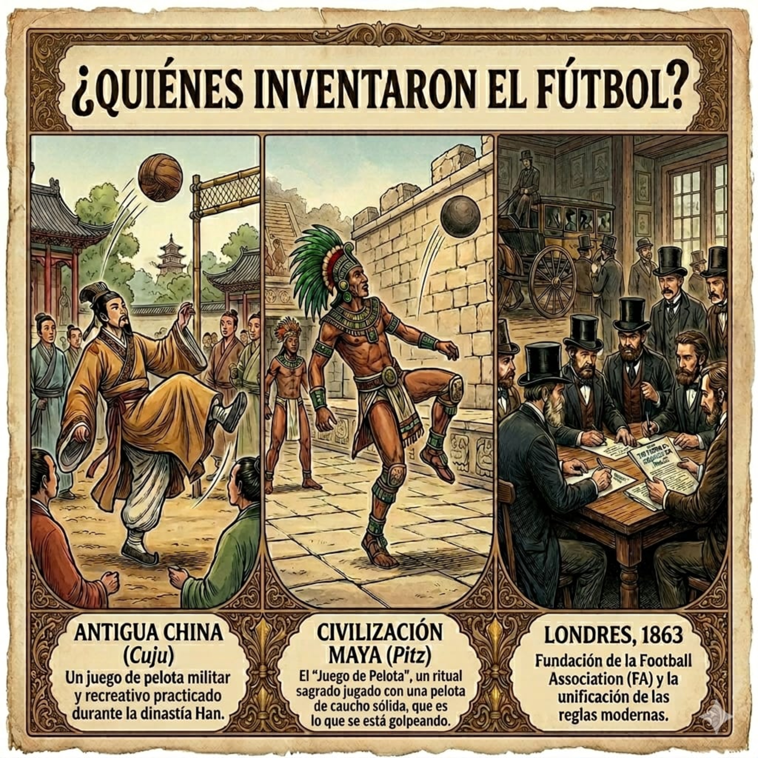 012 ¿Quienes inventaron el Fútbol?