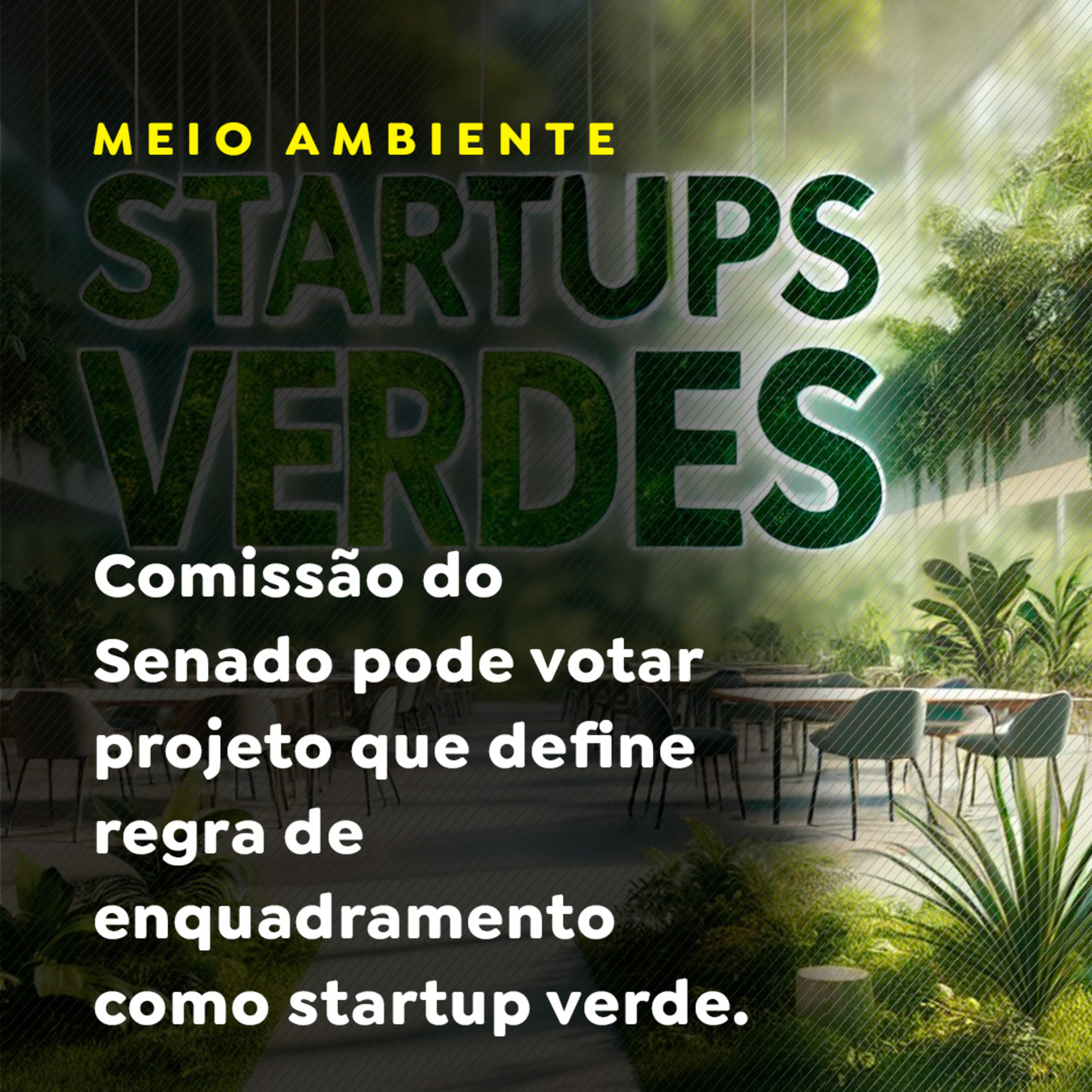 Comissão do Senado pode votar projeto que define regra de enquadramento como startup verde episode artwork