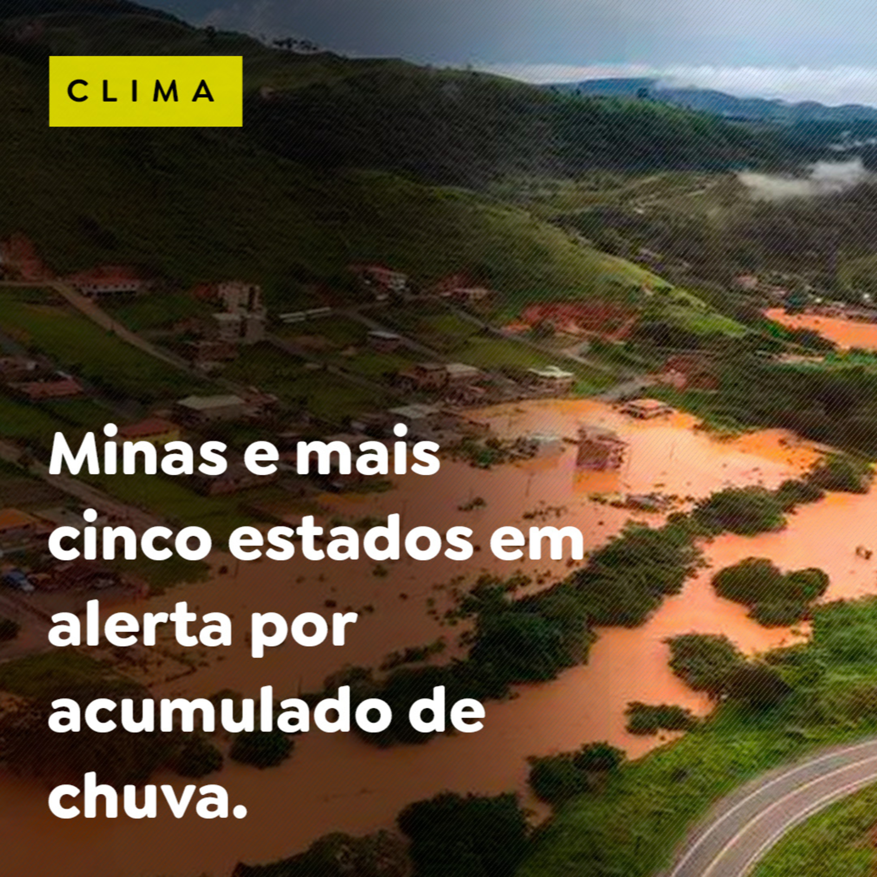 Minas e mais cinco estados em alerta por acumulado de chuva. episode artwork