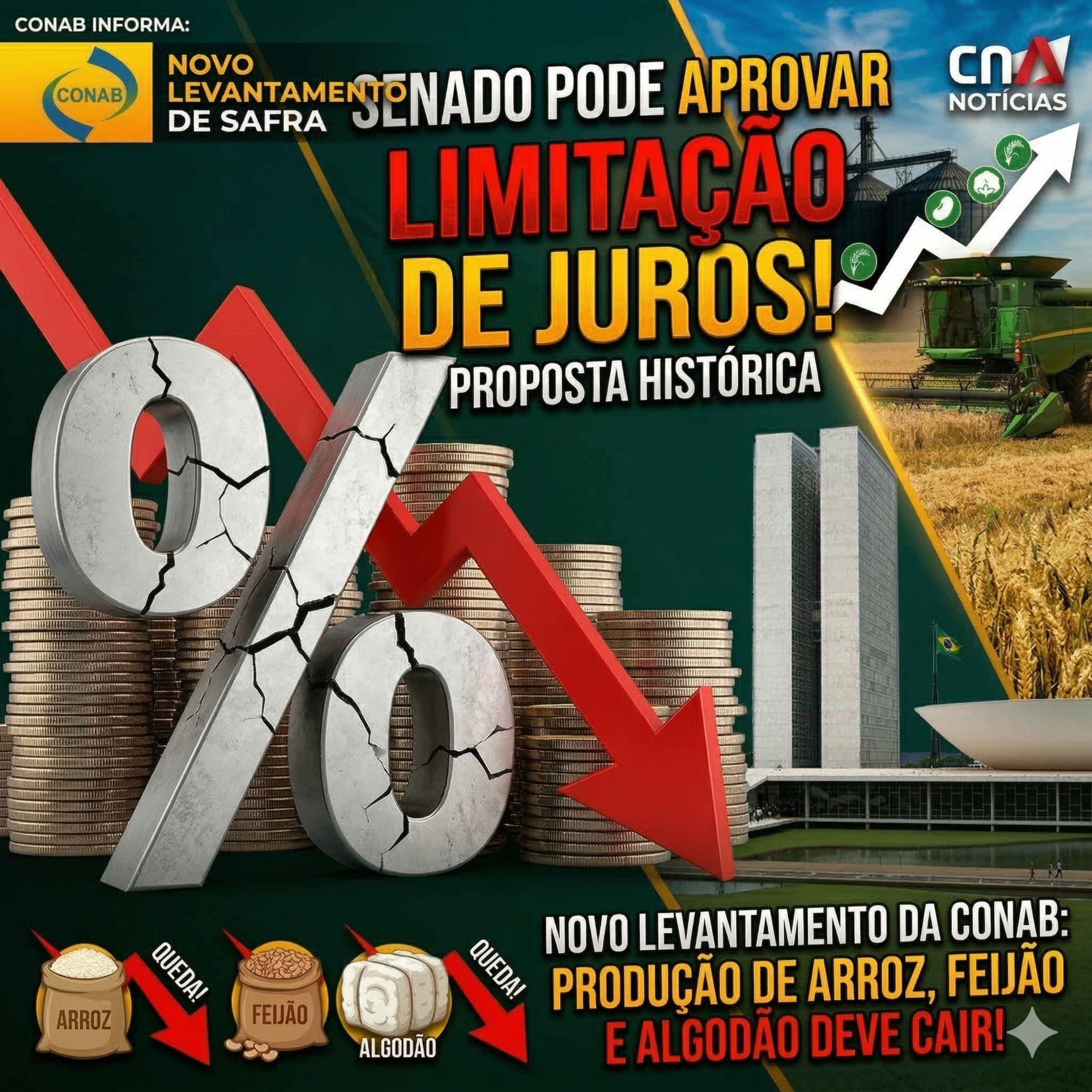 Proposta que limita juros pode ser aprovada pelo Senado. episode artwork
