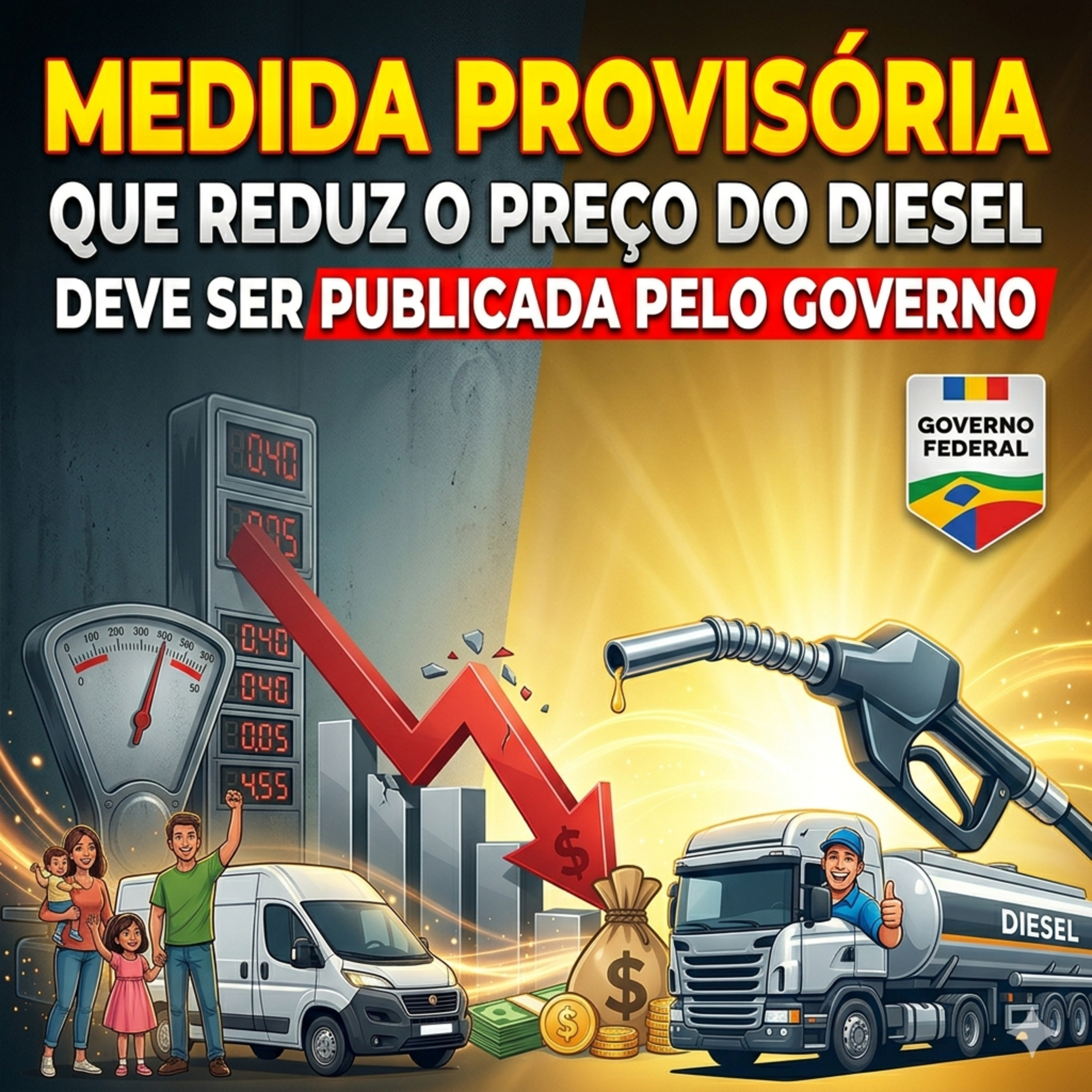 Medida Provisória que reduz o preço do diesel deve ser publicada pelo governo episode artwork
