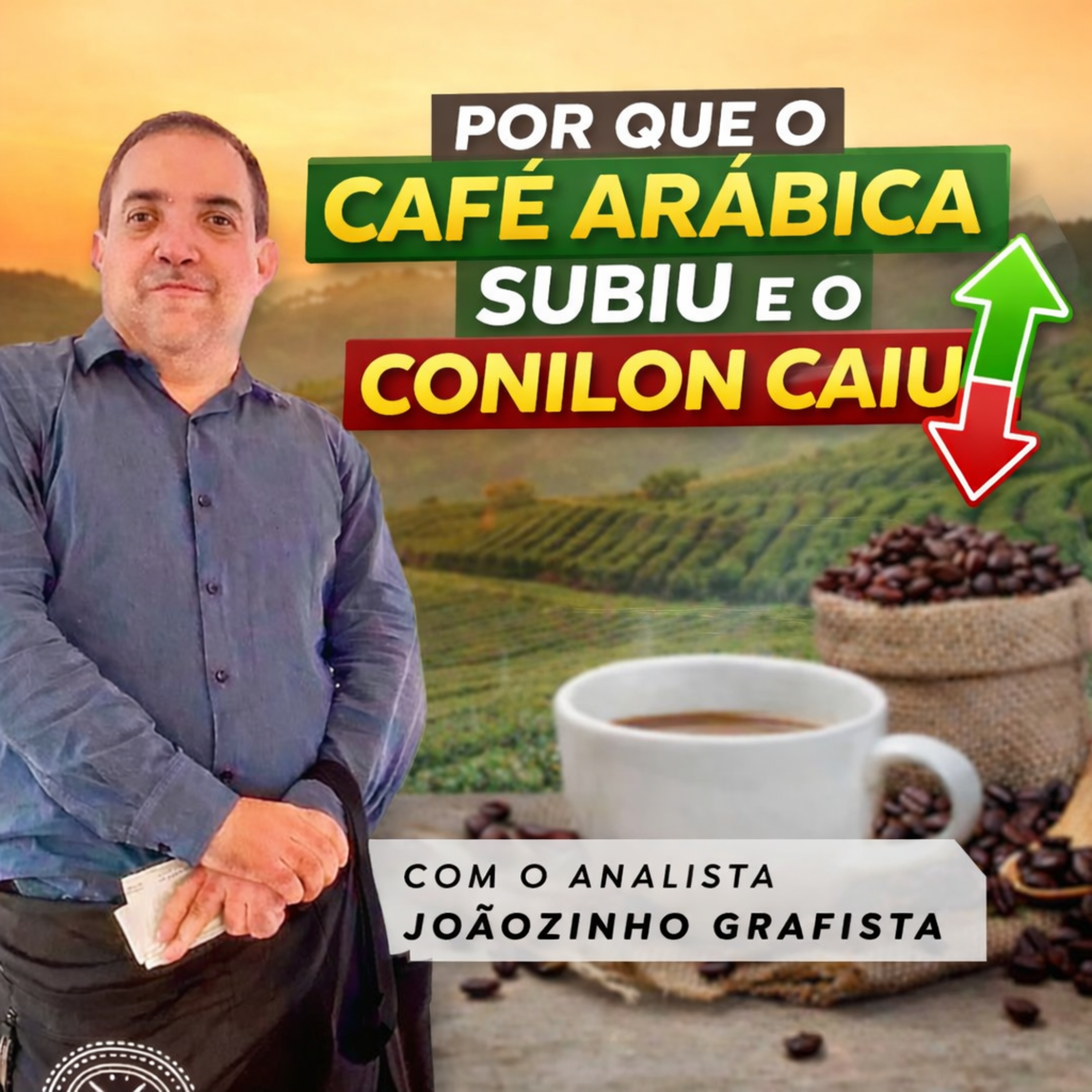 Por que o café arábica subiu e o conilon caiu em março? episode artwork