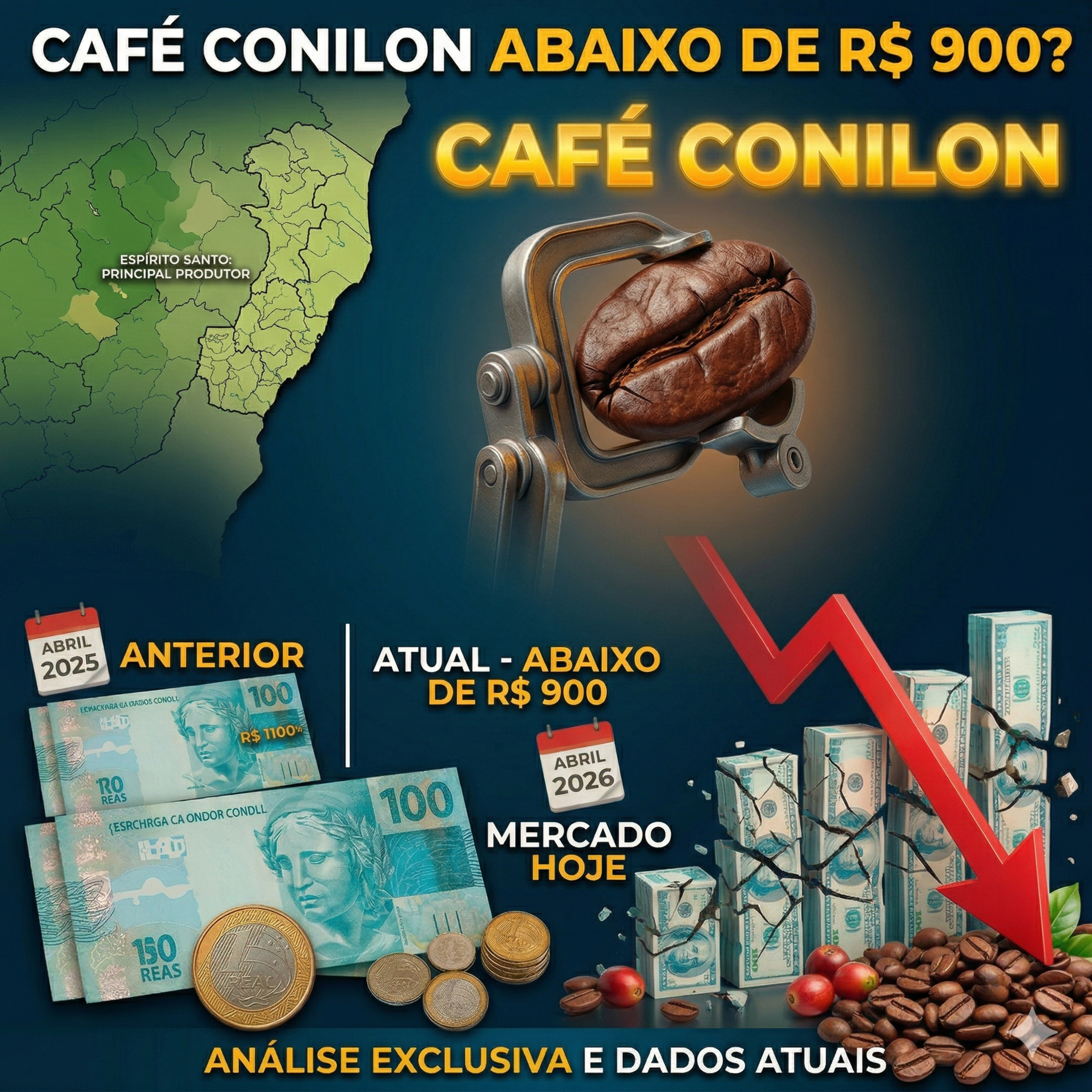  Conilon Abaixo de R$ 900 A Nova Realidade do Café na Safra 2026 episode artwork