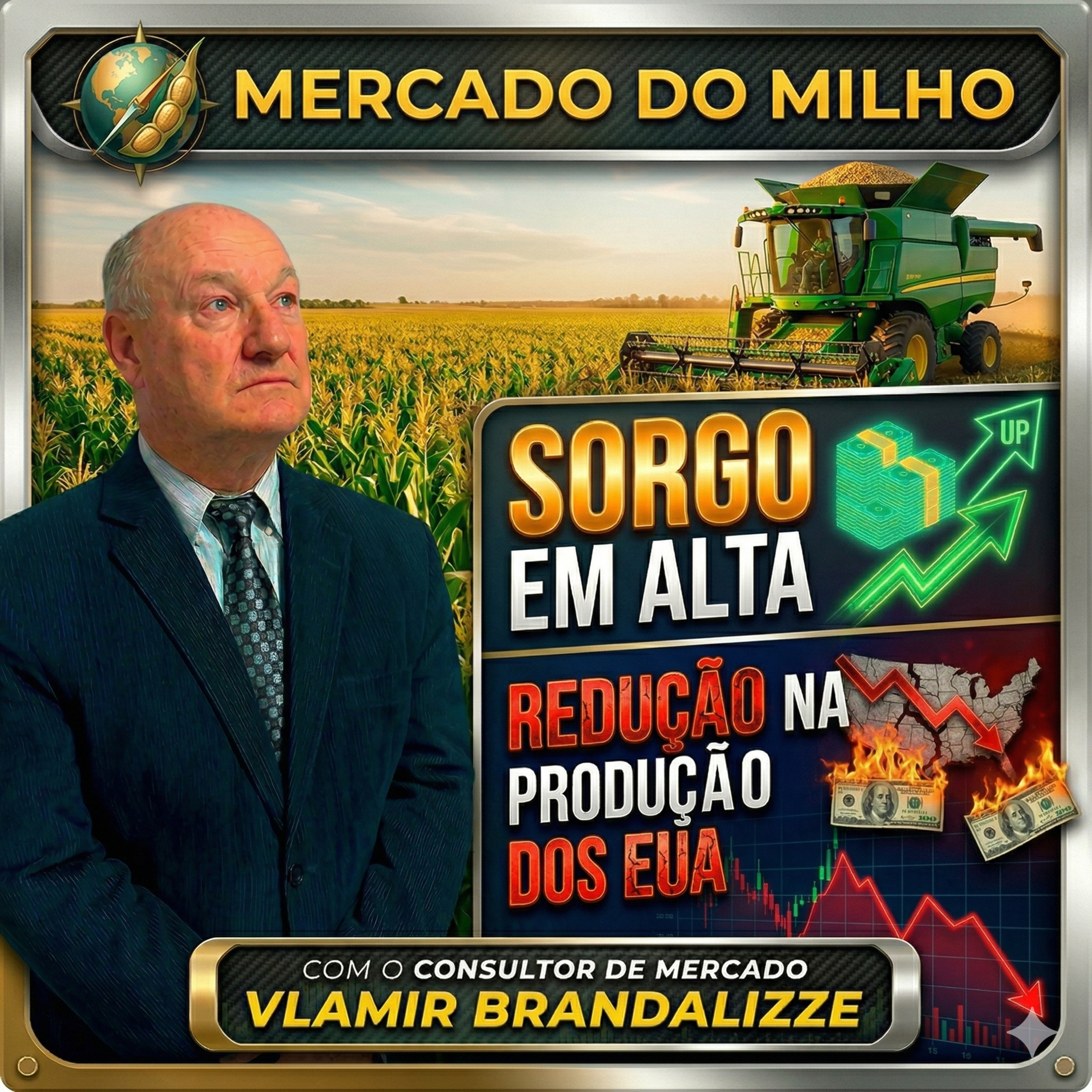  Sorgo em Alta Por que a redução na produção dos EUA é um bom sinal para o Brasil episode artwork