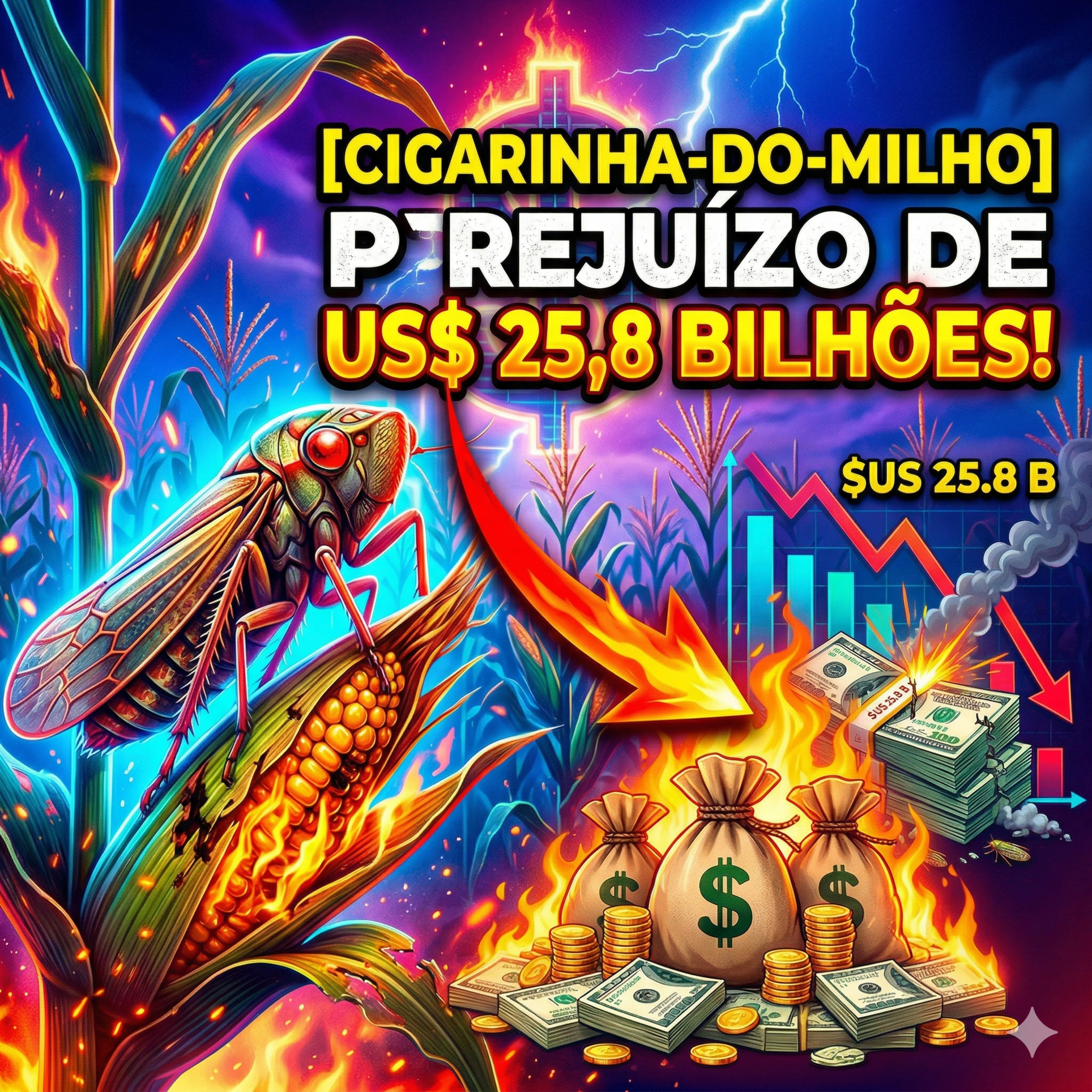  Cigarrinha-do-milho causa prejuízo de US$25,8 bilhões ao Brasil em quatro anos episode artwork