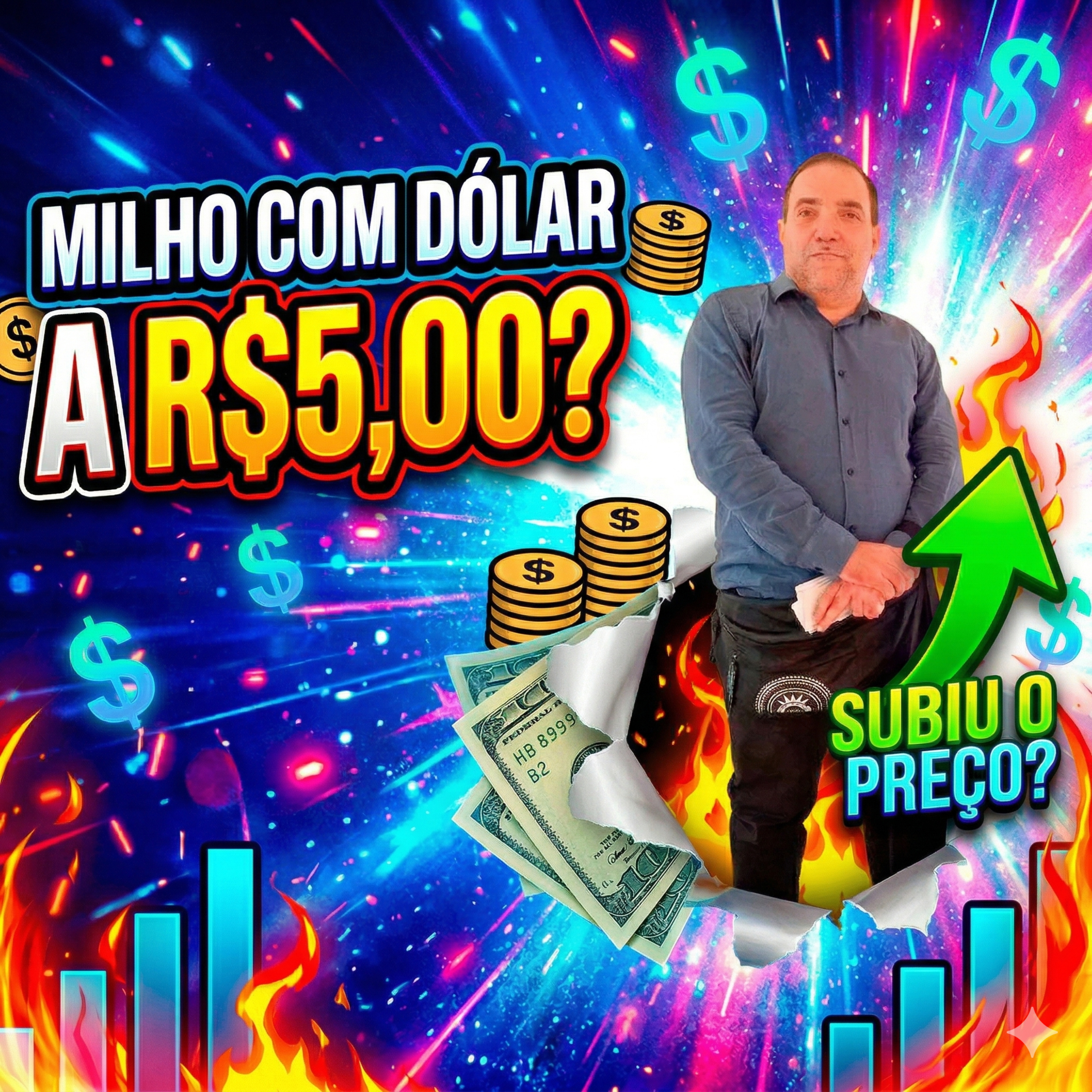  Como fica o milho com a queda do dólar a R$5,00 episode artwork