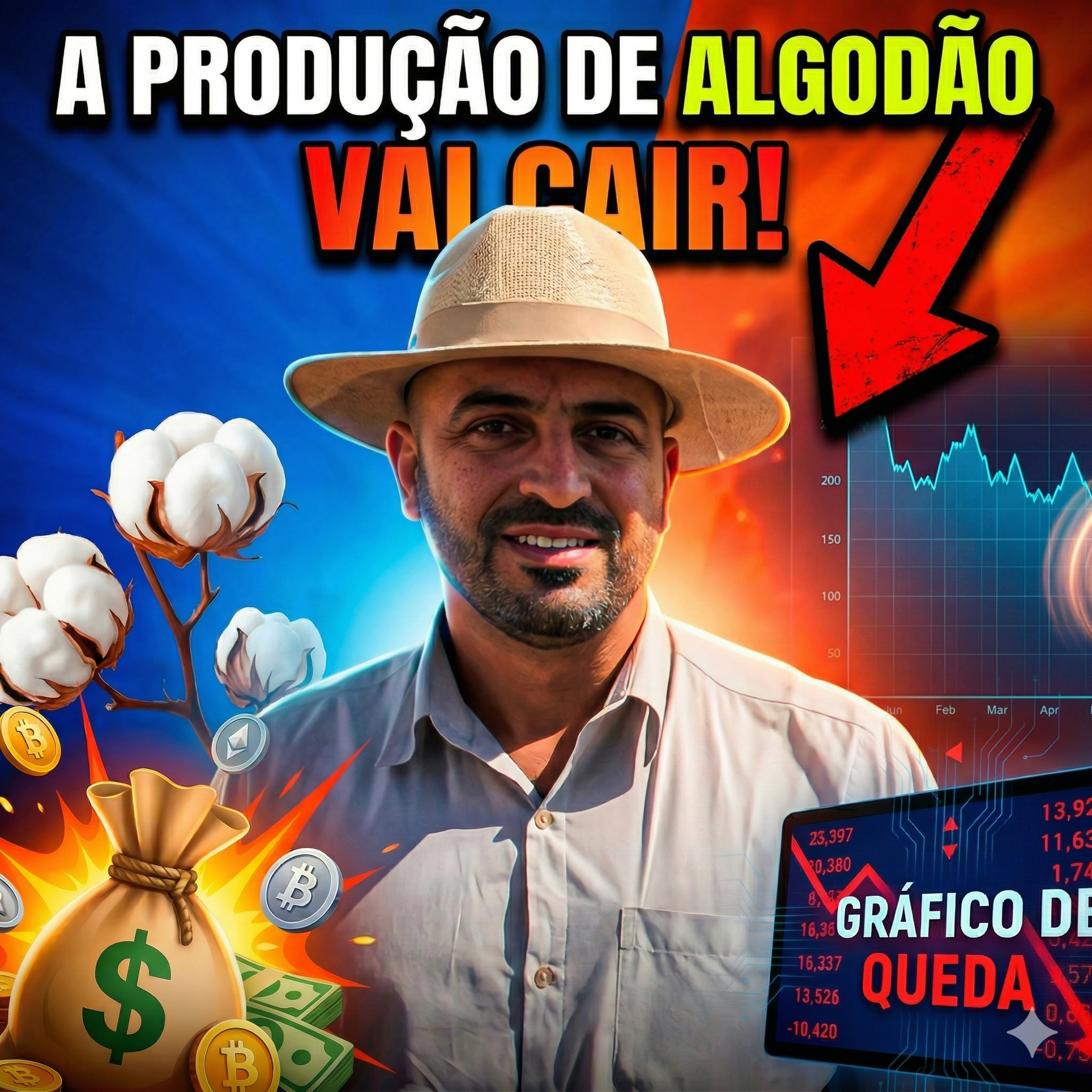  Produção de algodão vai cair no Brasil episode artwork