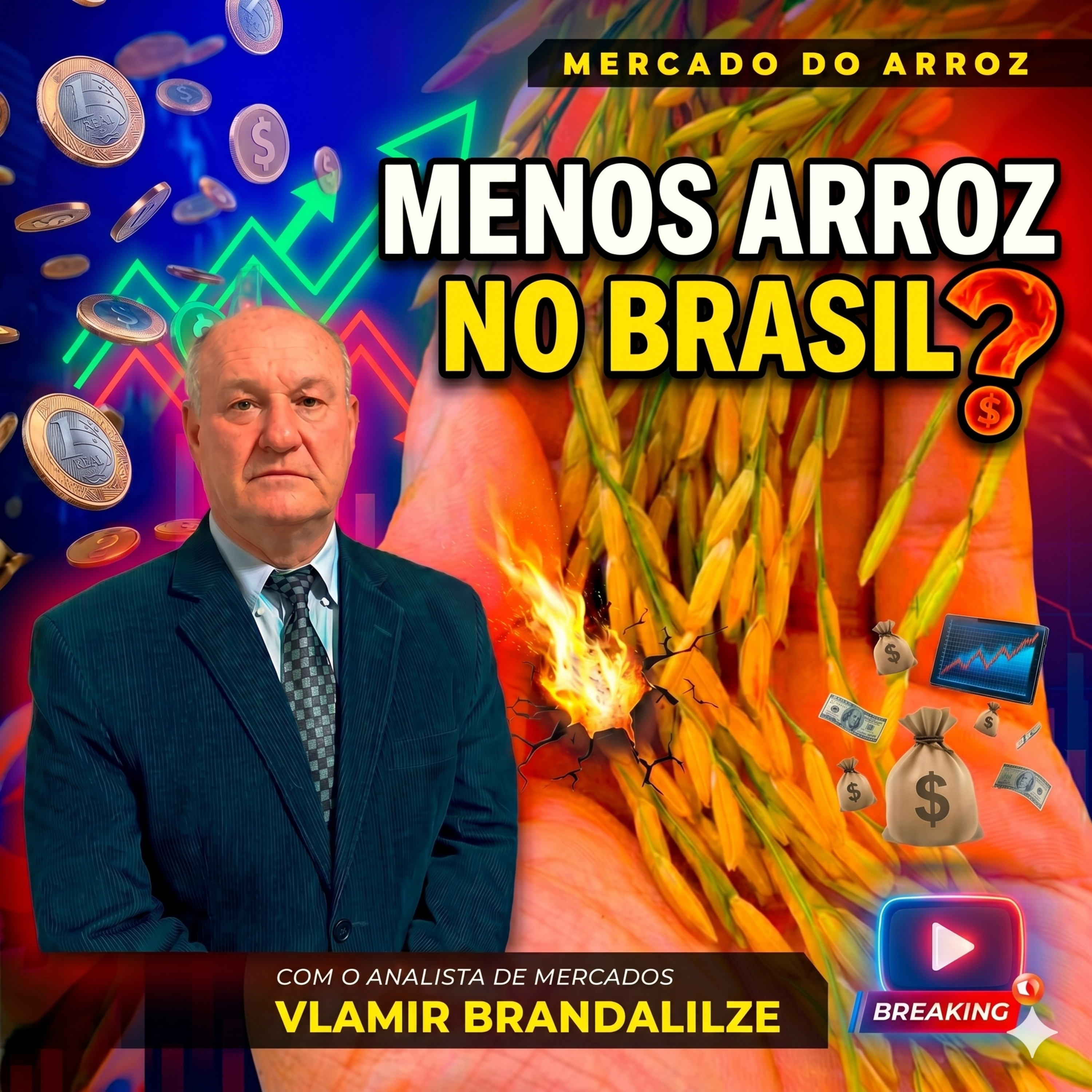  Menos arroz no Brasil Alta das exportações pressiona mercado interno episode artwork