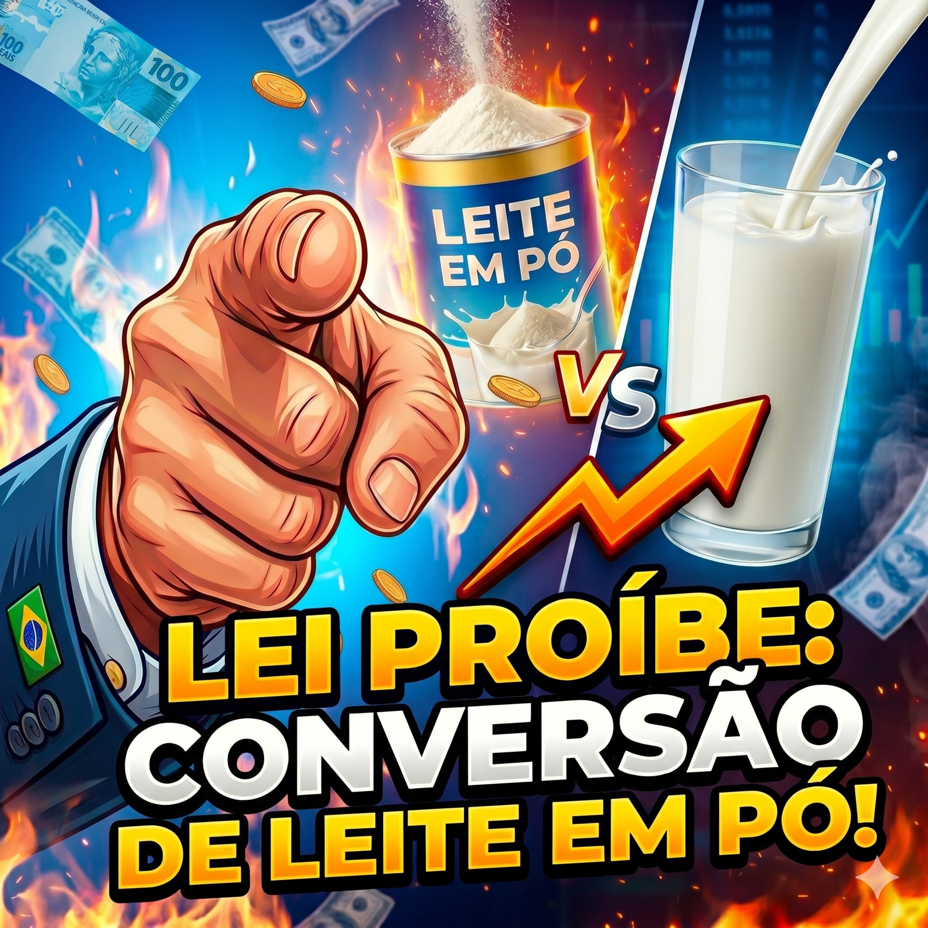  Projeto de lei que proíbe conversão de leite em pó importado para a forma líquida avança  episode artwork