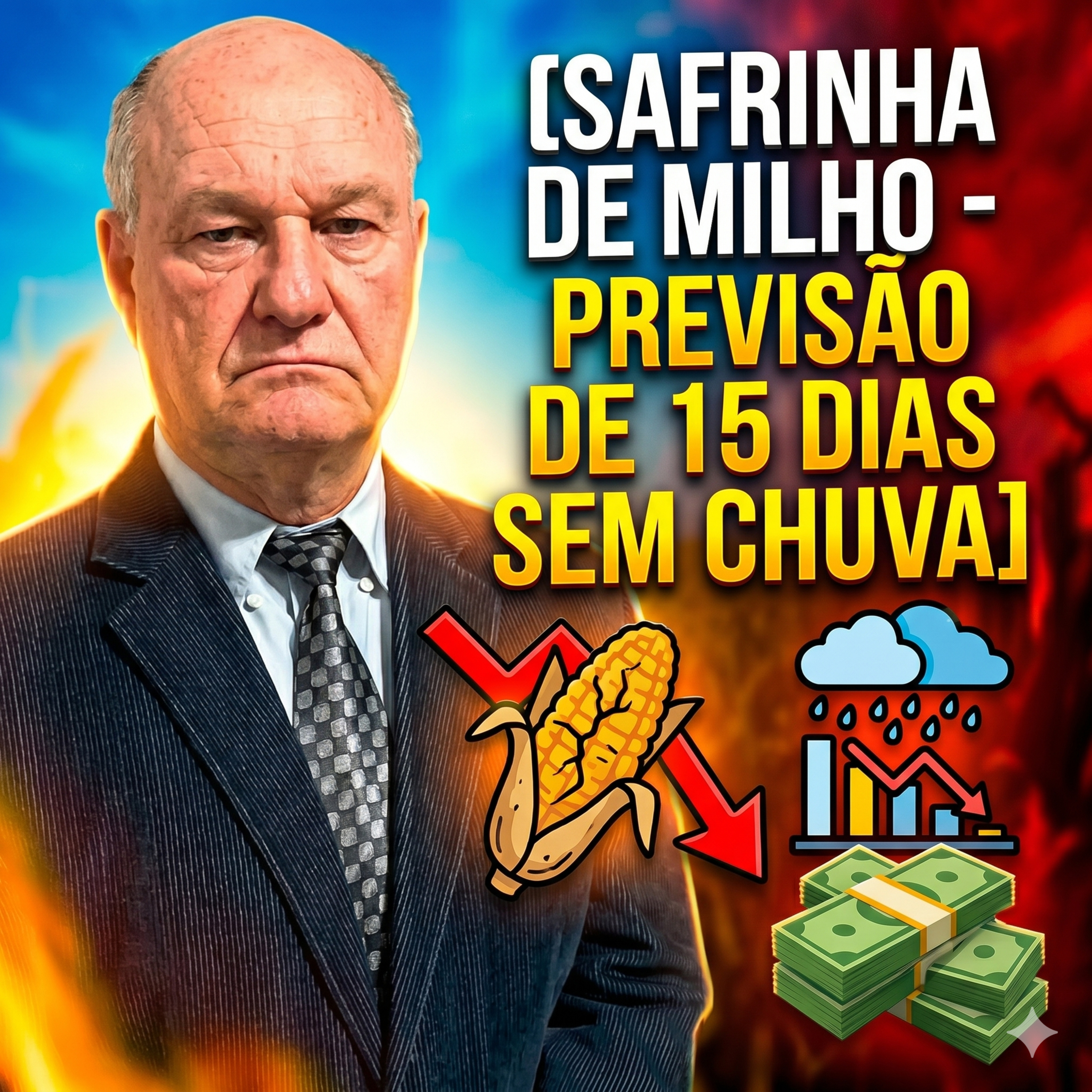 Safrinha de milho em risco: Previsão de 15 dias sem chuva acende o alerta no Centro-Oeste. episode artwork