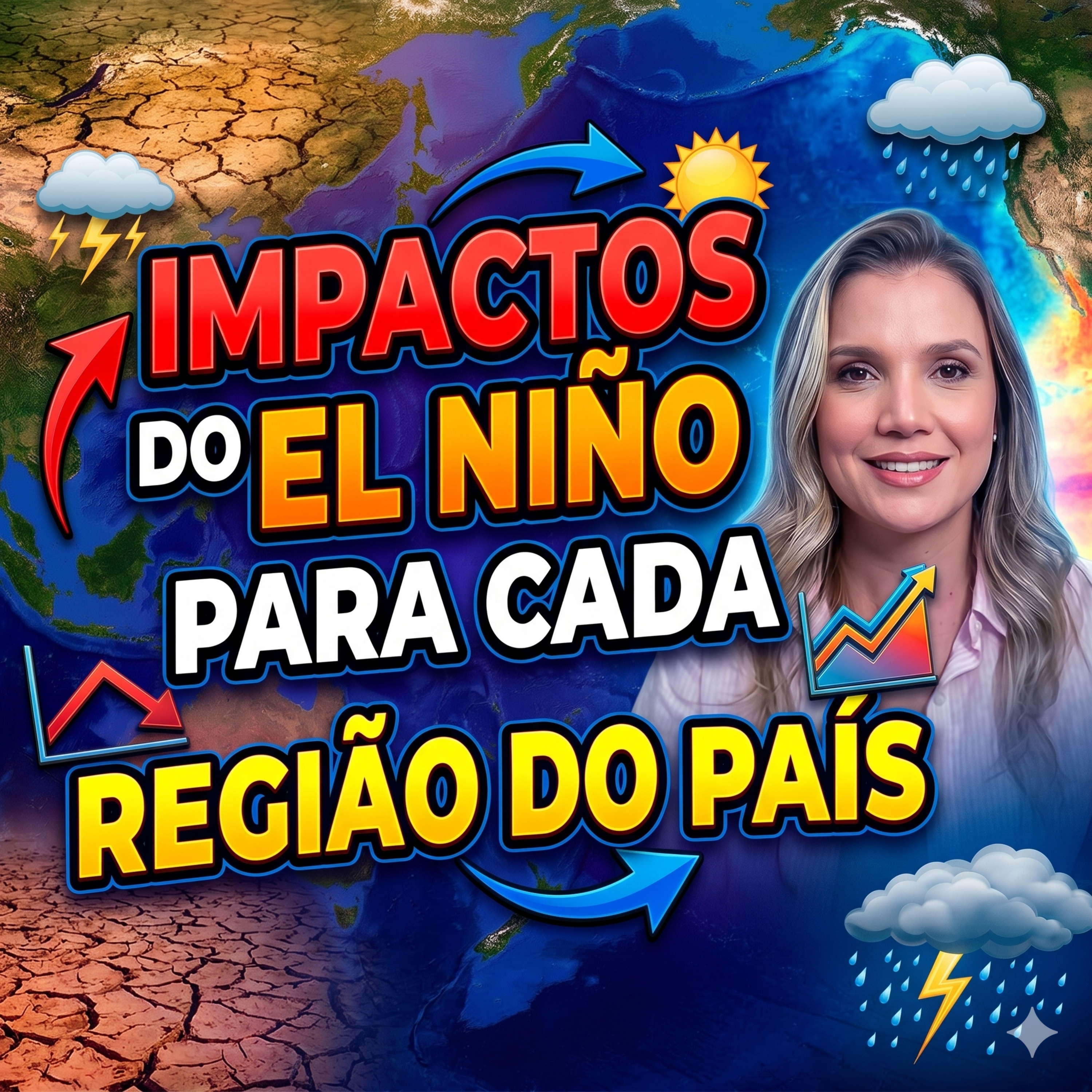 Impactos do El Niño para cada região do país