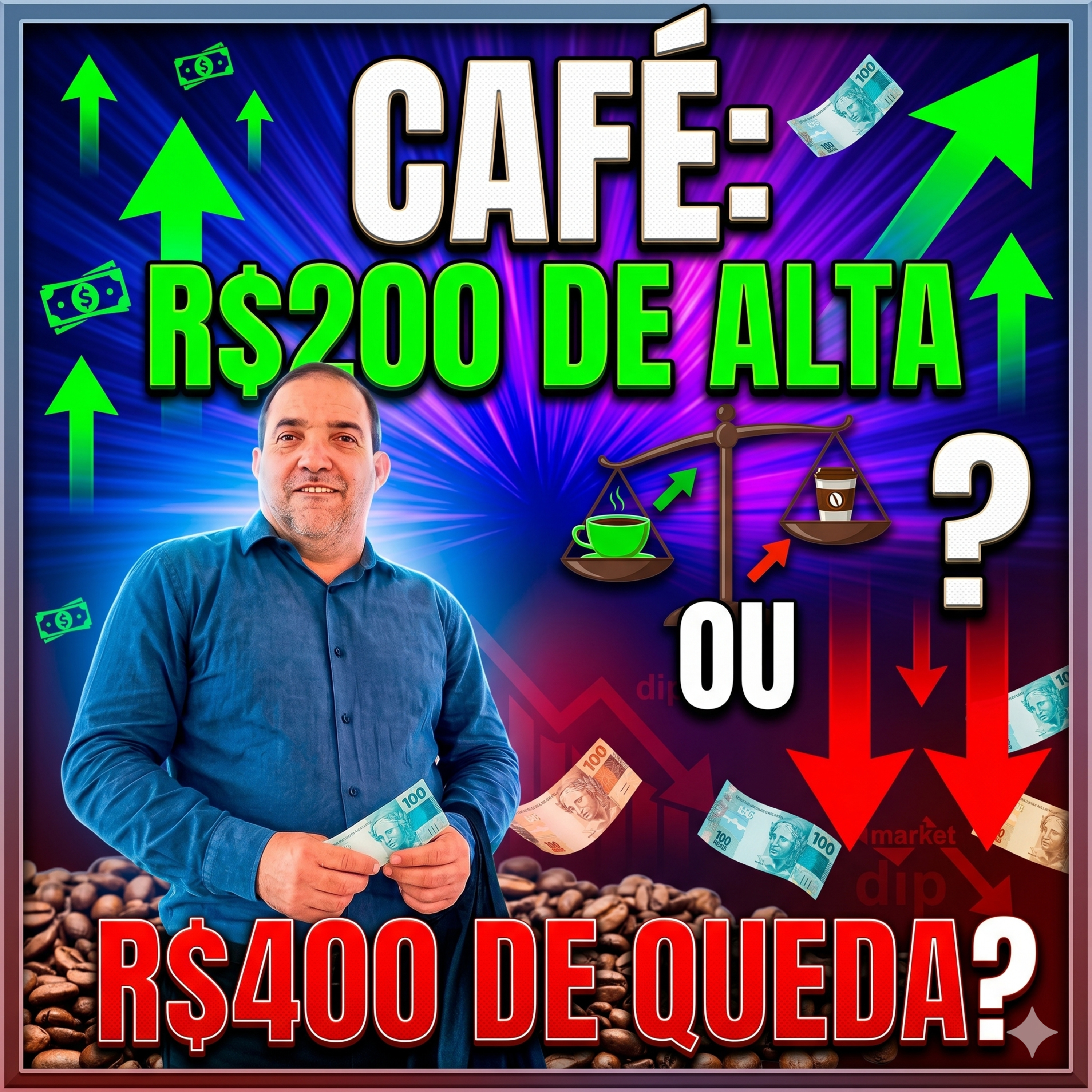  Café R$200 de alta ou R$400 de queda Cenário decisivo! episode artwork