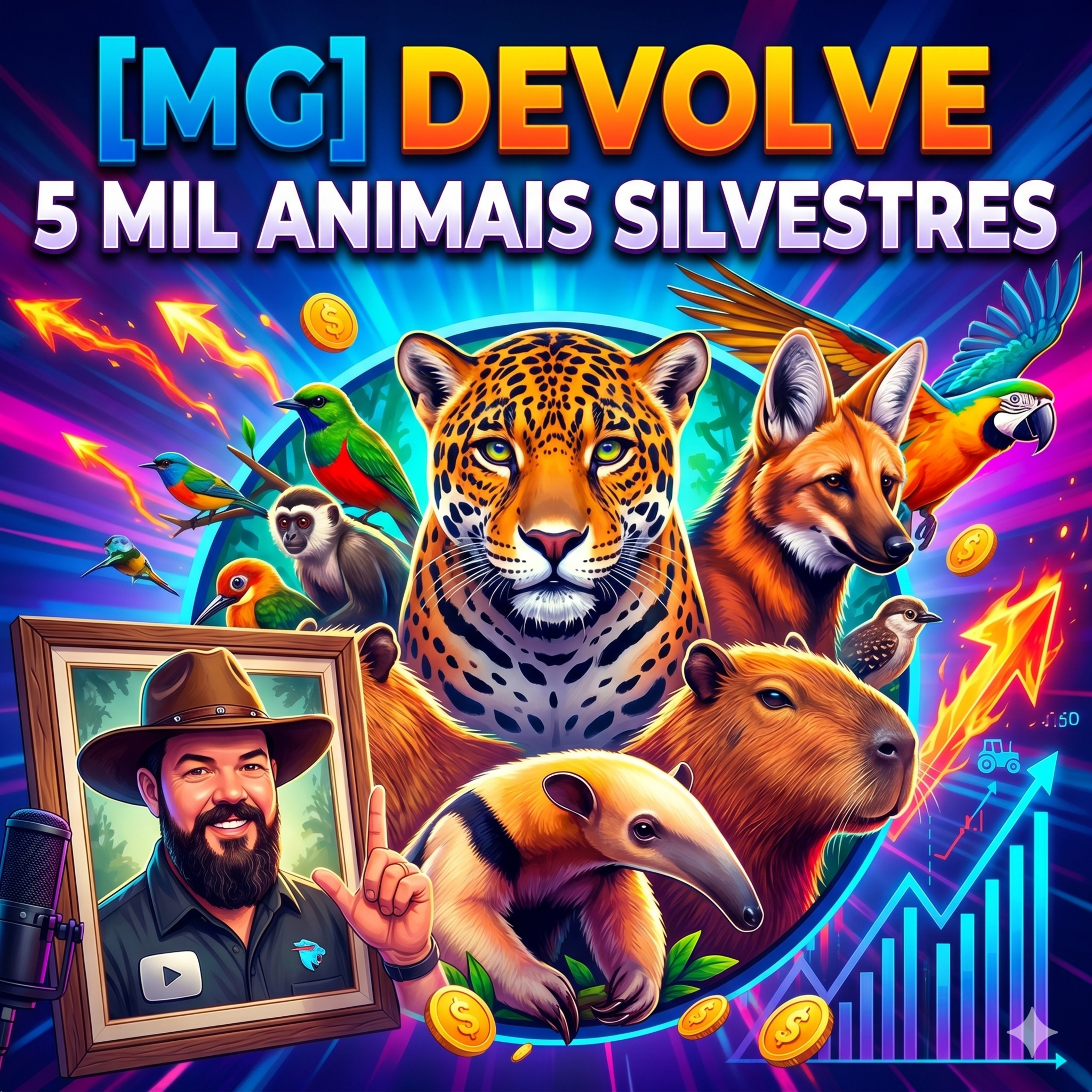  MG devolve cerca de 5 mil animais silvestres por ano à natureza com atendimento especializado episode artwork
