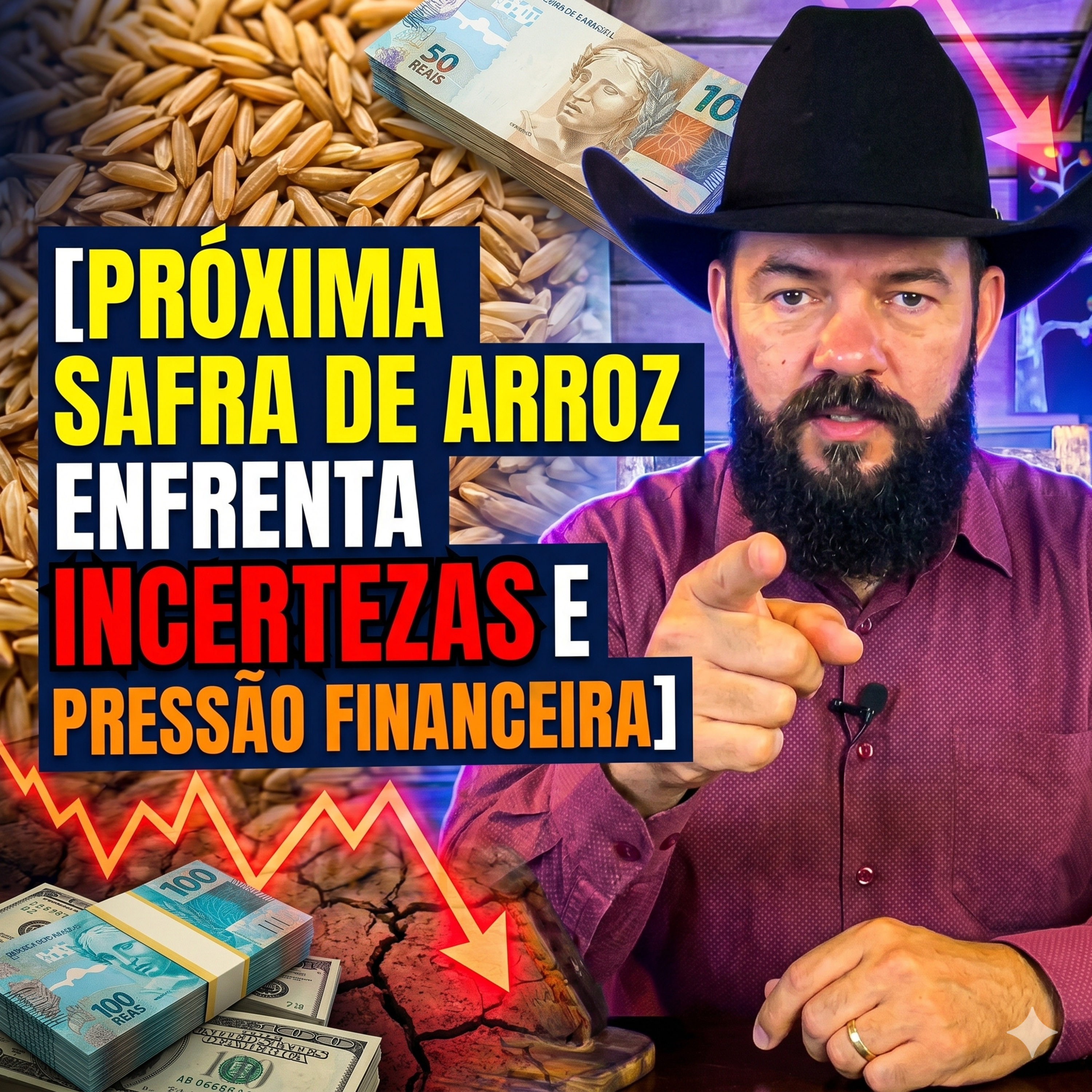  Próxima safra de arroz enfrenta incertezas e pressão financeira episode artwork