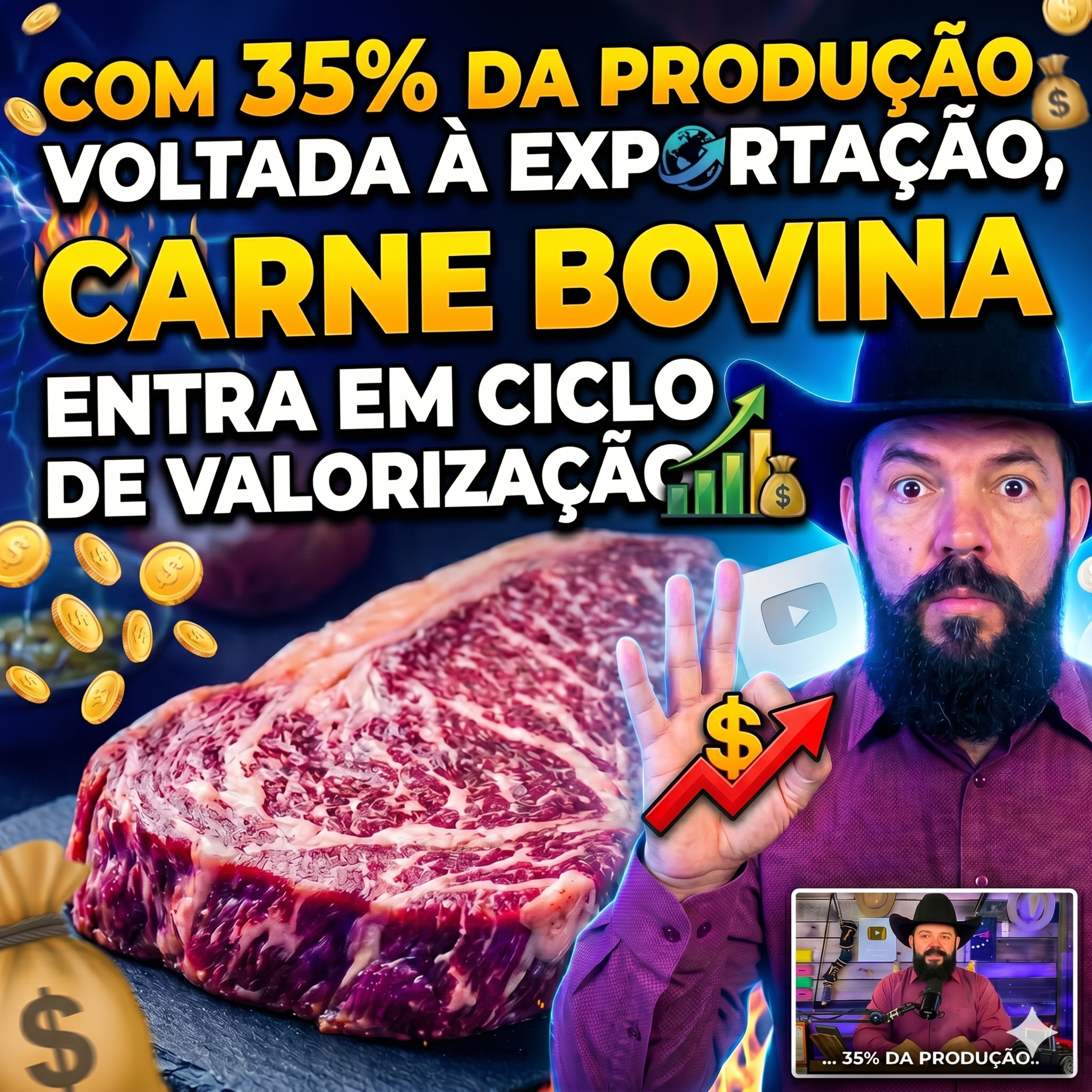  Com 35% da produção voltada à exportação, carne bovina entra em ciclo de valorização episode artwork