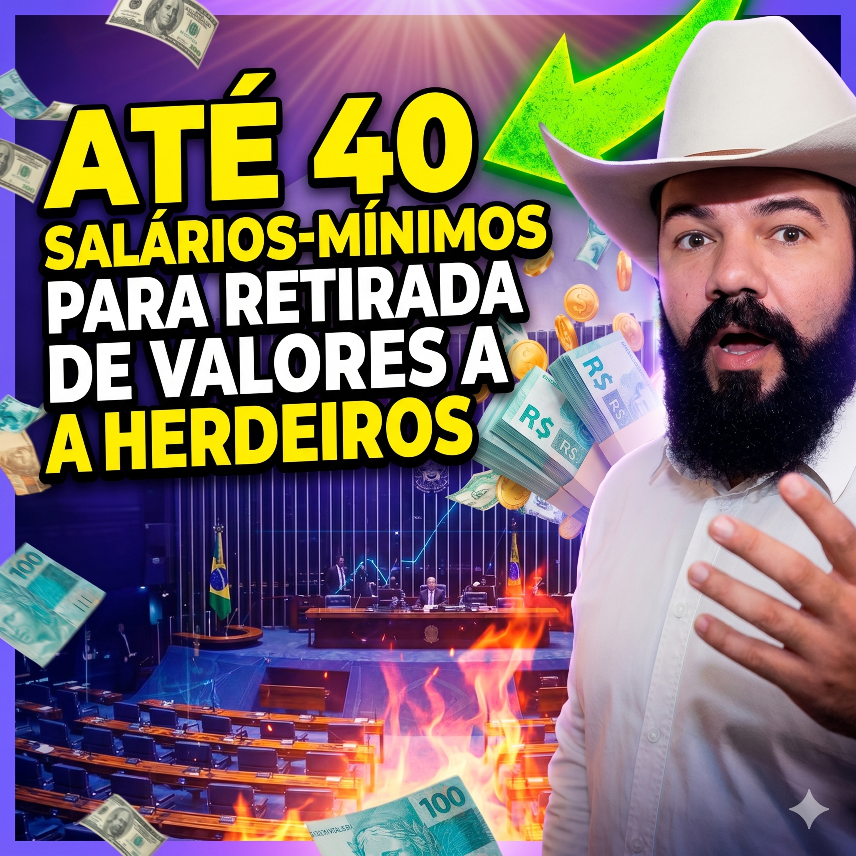 Deputados aprovam proposta que permite até 40 salários-mínimos para retirada de valores a herdeiros episode artwork