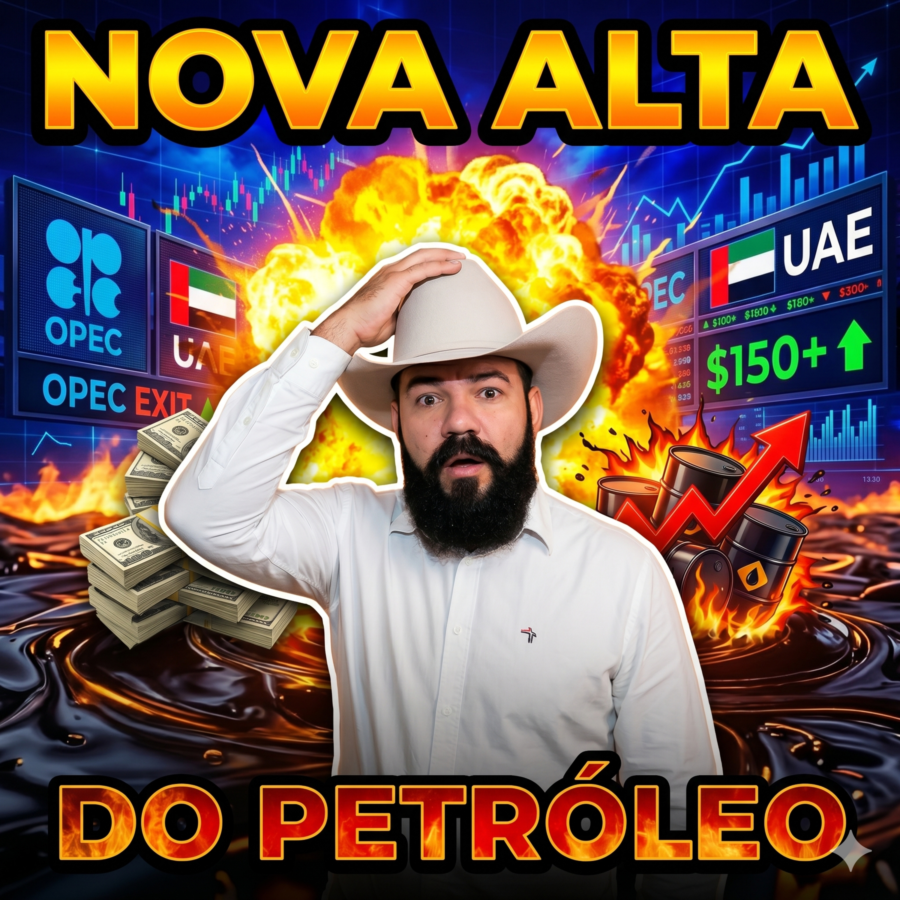 Saída dos Emirados Árabes da Opep provoca nova alta do petróleo episode artwork