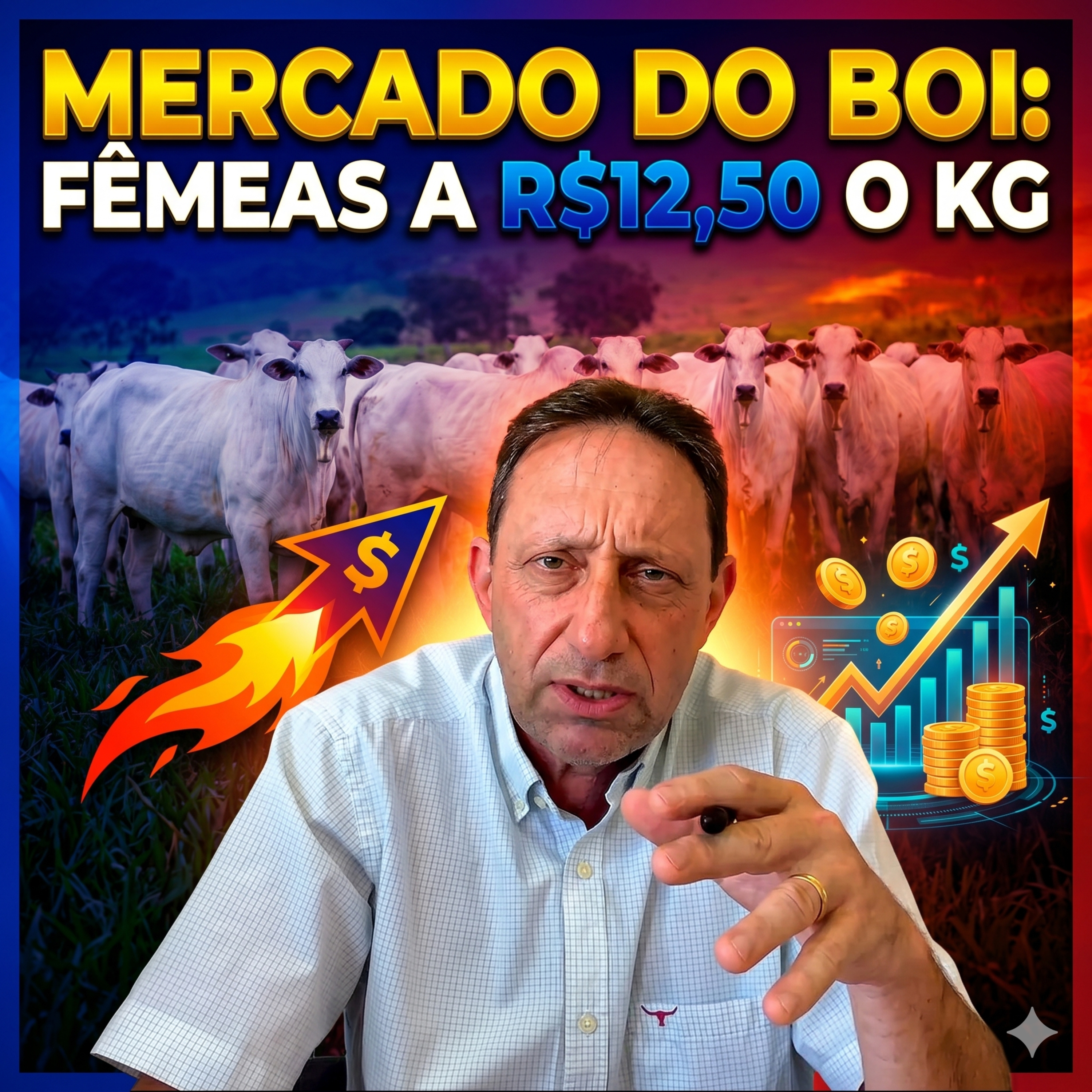 Mercado do boi: fêmeas a R$12,50 o kg episode artwork