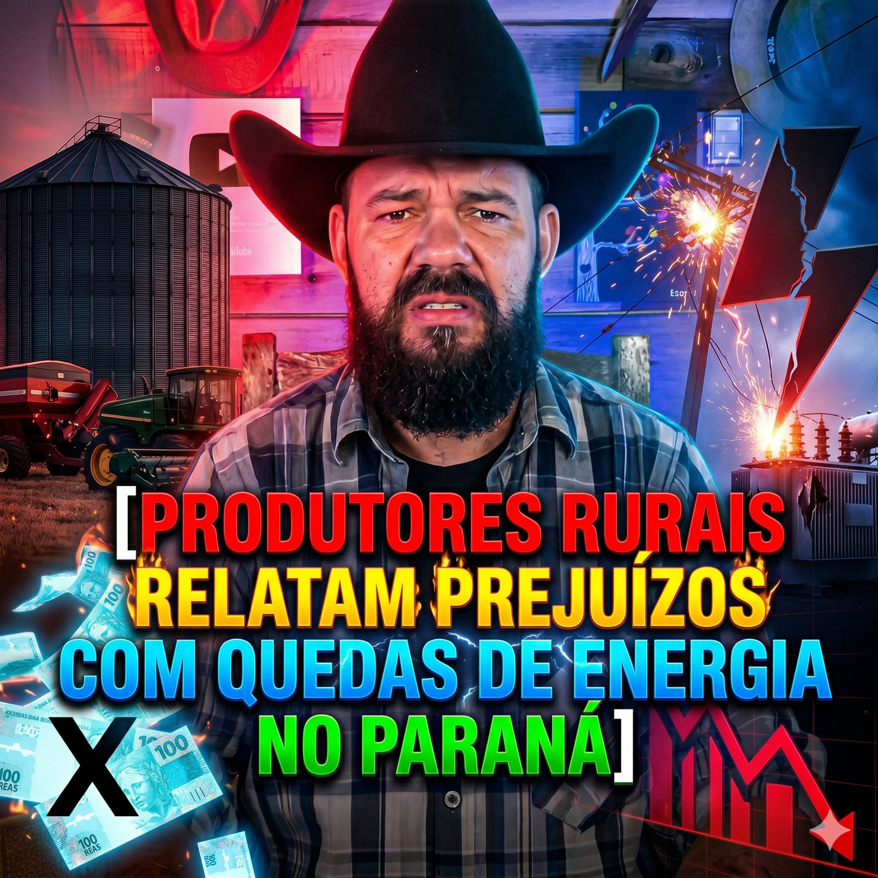 Produtores rurais relatam prejuízos com quedas de energia no Paraná episode artwork