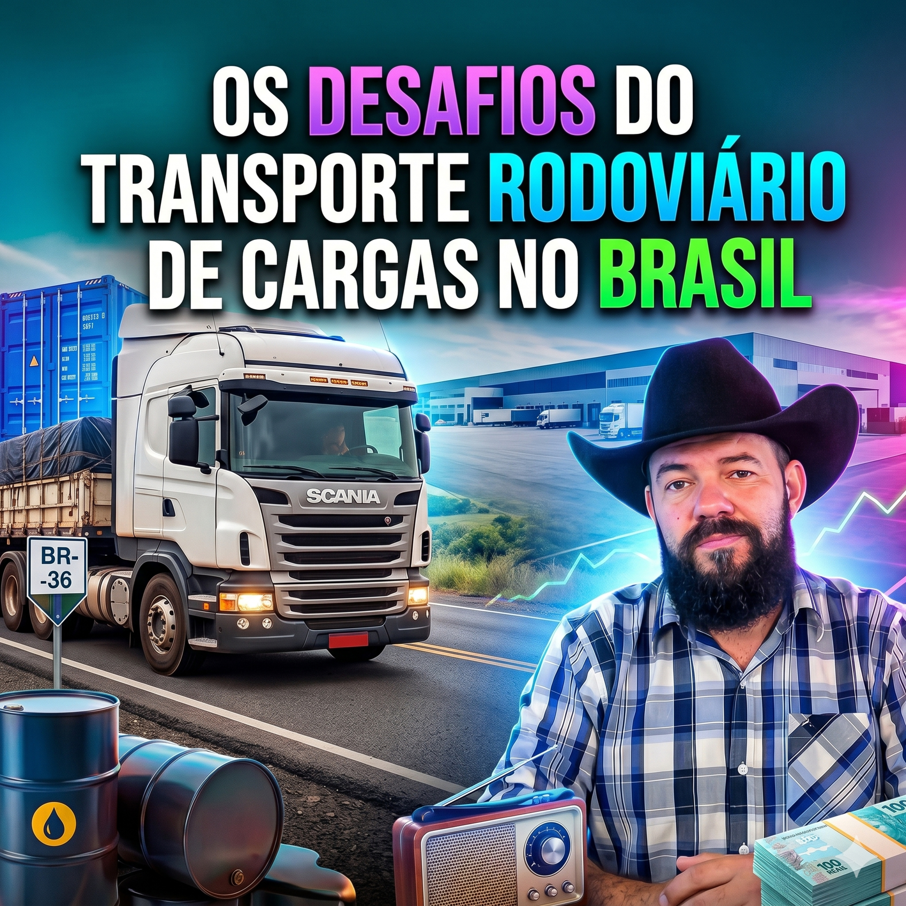 Os desafios do transporte rodoviário de cargas no Brasil. episode artwork