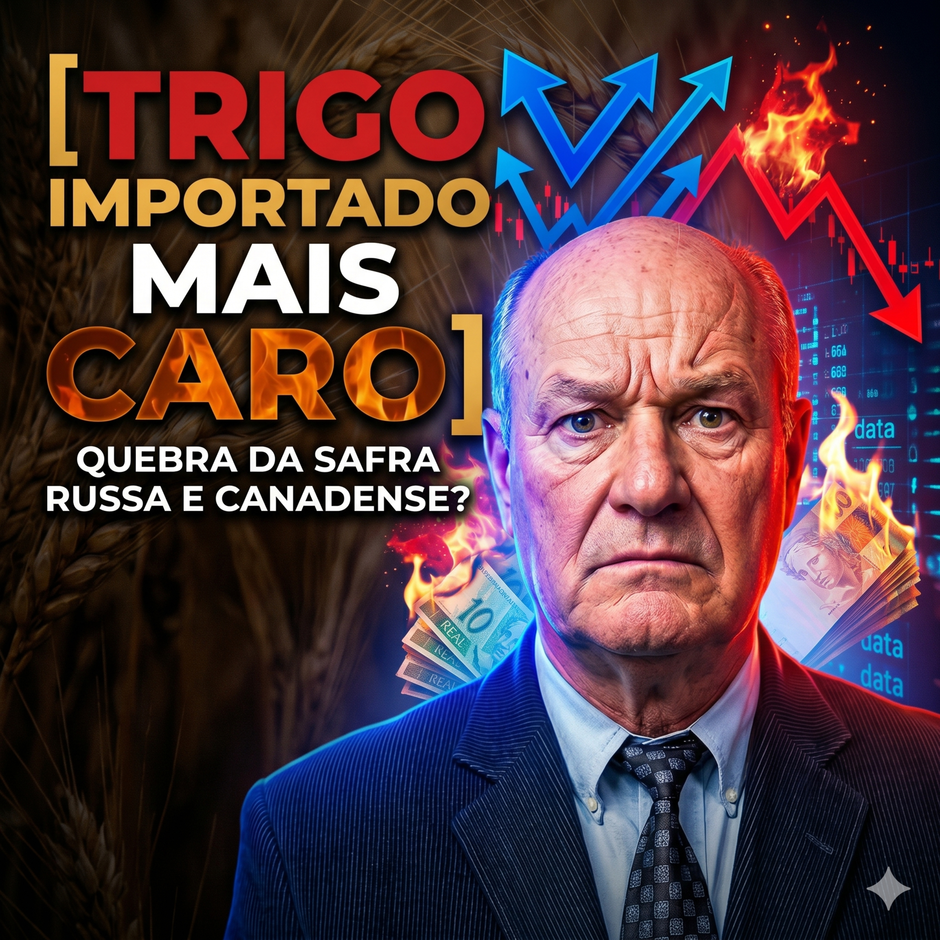 Trigo importado mais caro: Por que o Brasil deve ficar atento à quebra da safra russa e canadense? episode artwork