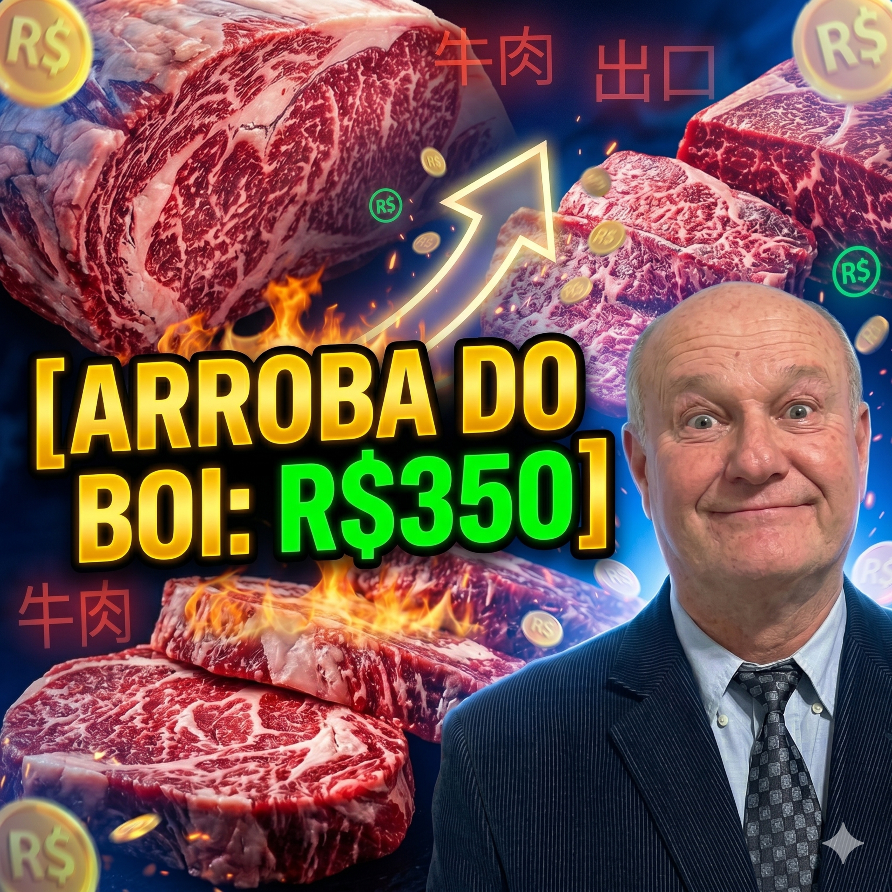 Arroba do Boi: Cotações em R$350 e o fôlego das exportações para a China episode artwork