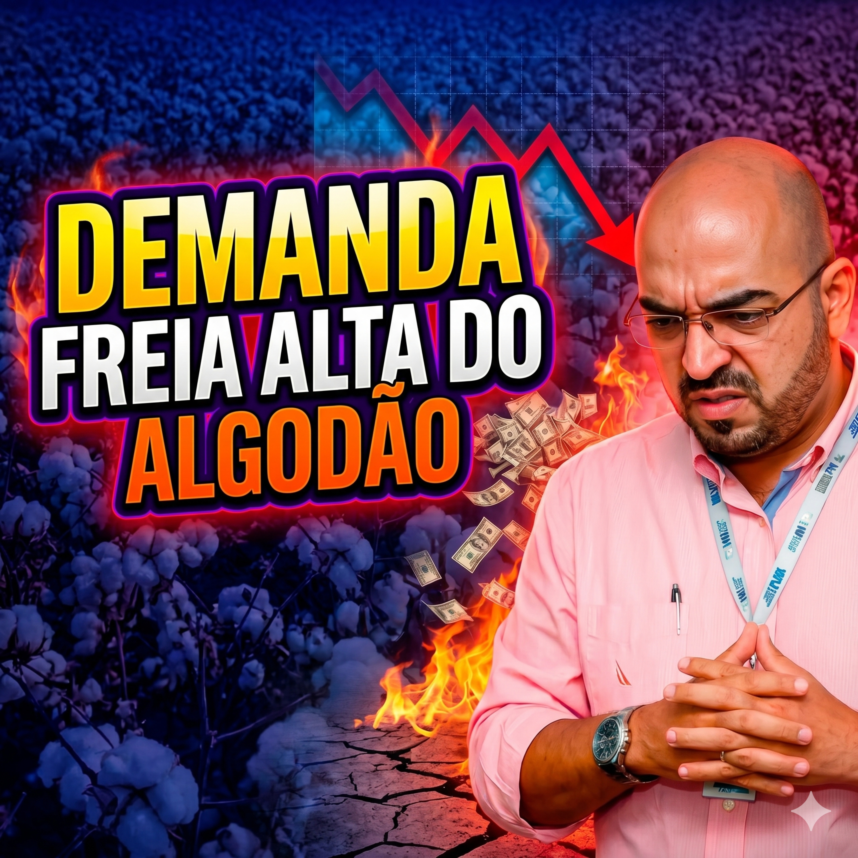 Demanda Fraca Freia Alta do Algodão no Mundo. episode artwork