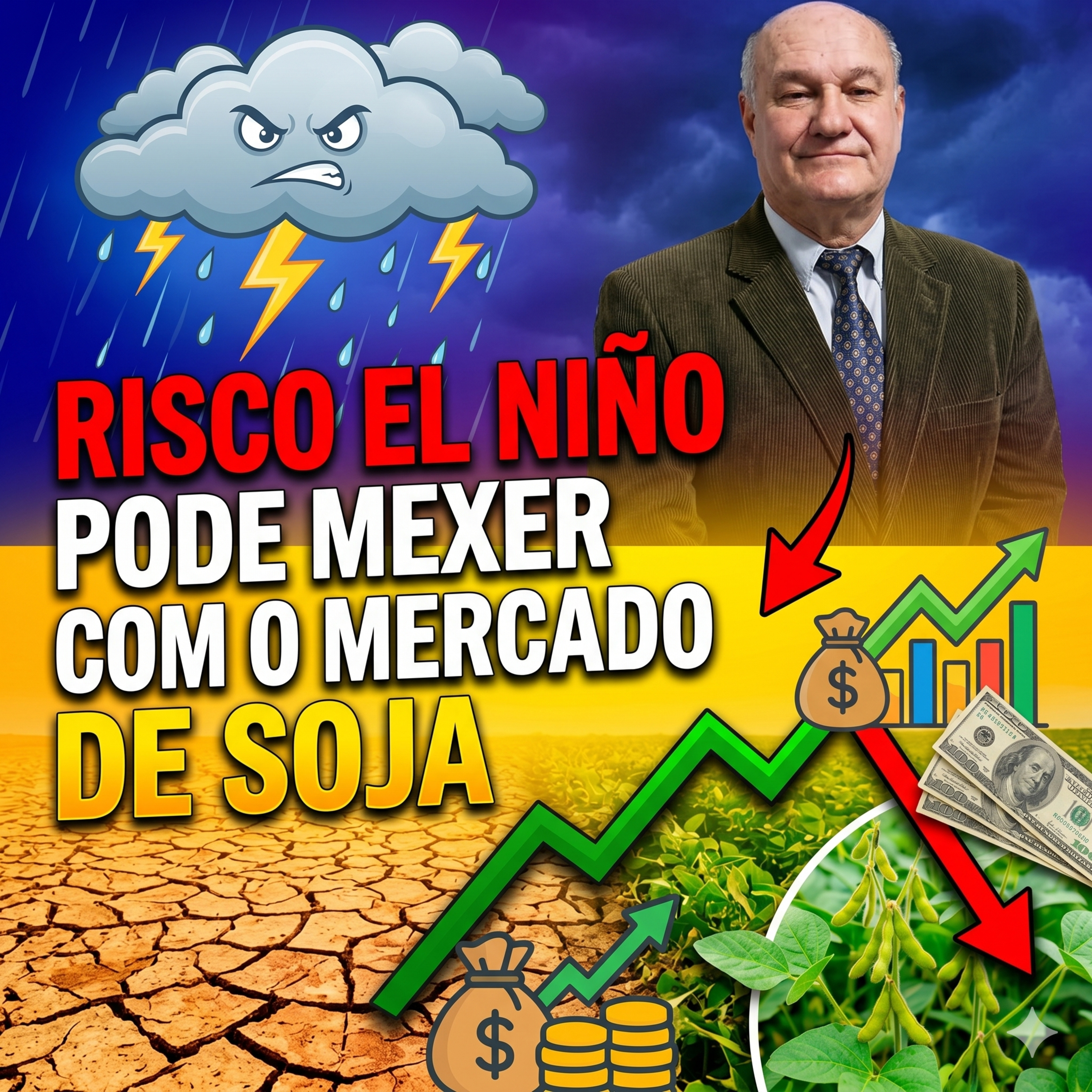 Risco El Niño: O temor que pode mexer com o mercado de soja em julho e agosto episode artwork