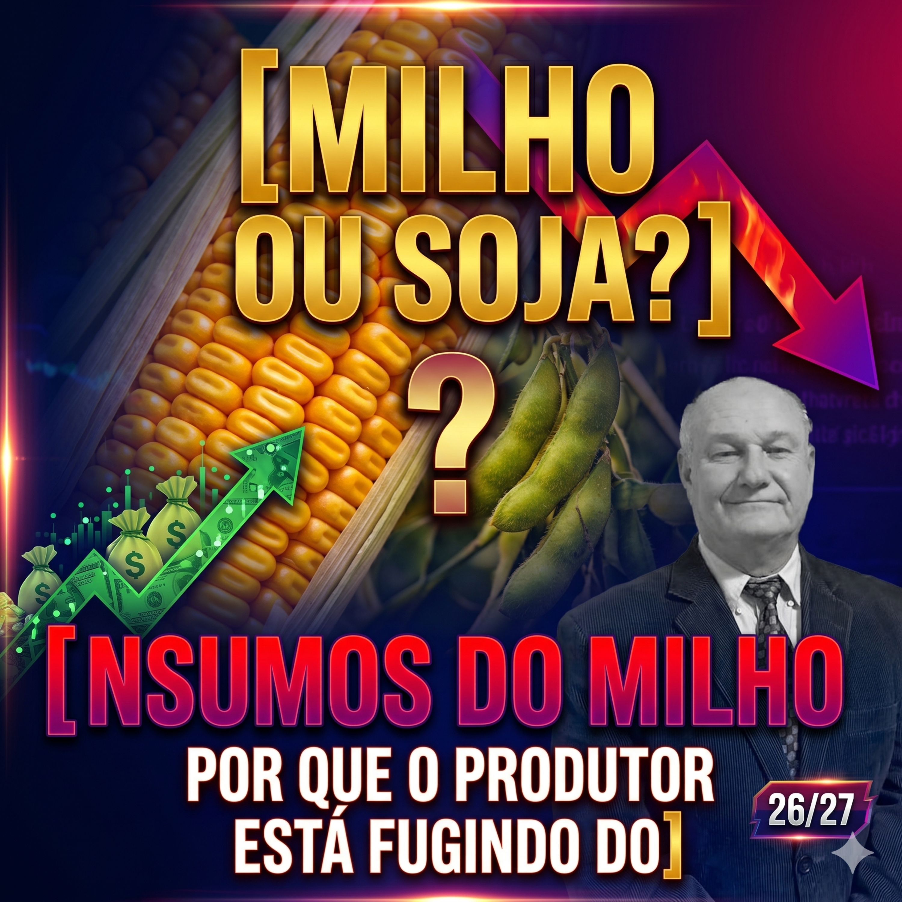 Milho ou Soja? Por que o produtor está fugindo dos insumos do milho para 26/27 episode artwork