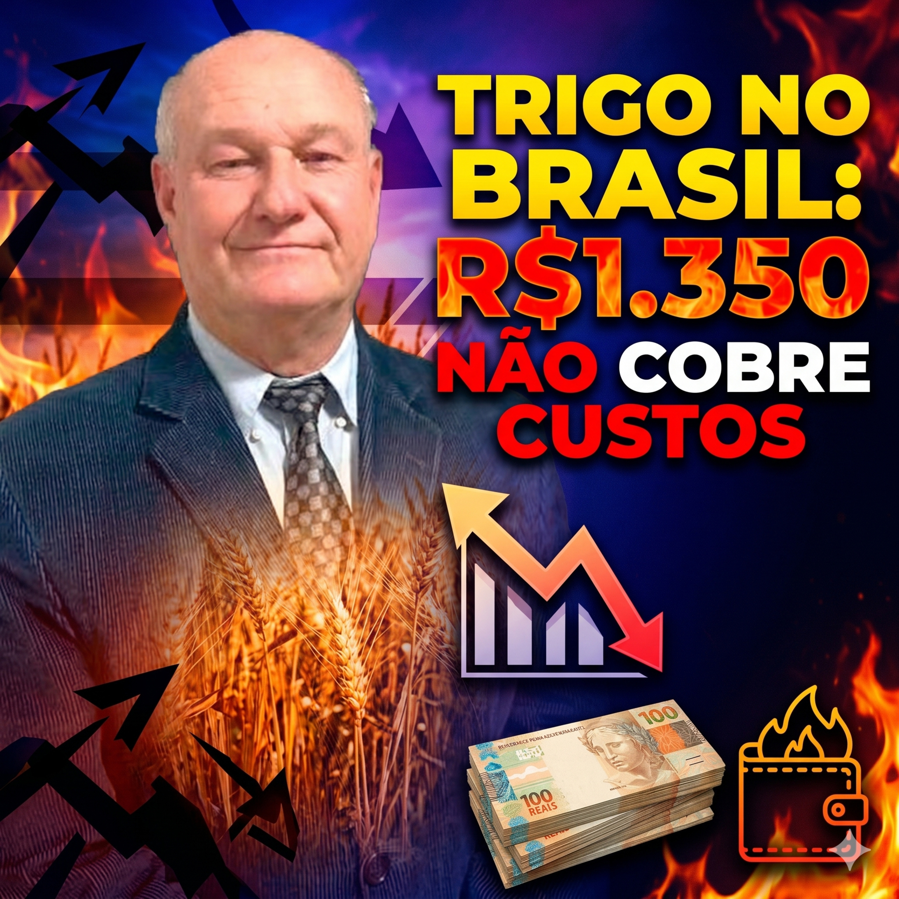 Trigo no Brasil: Preço de R$1.350 não cobre custos e afasta o produtor  episode artwork