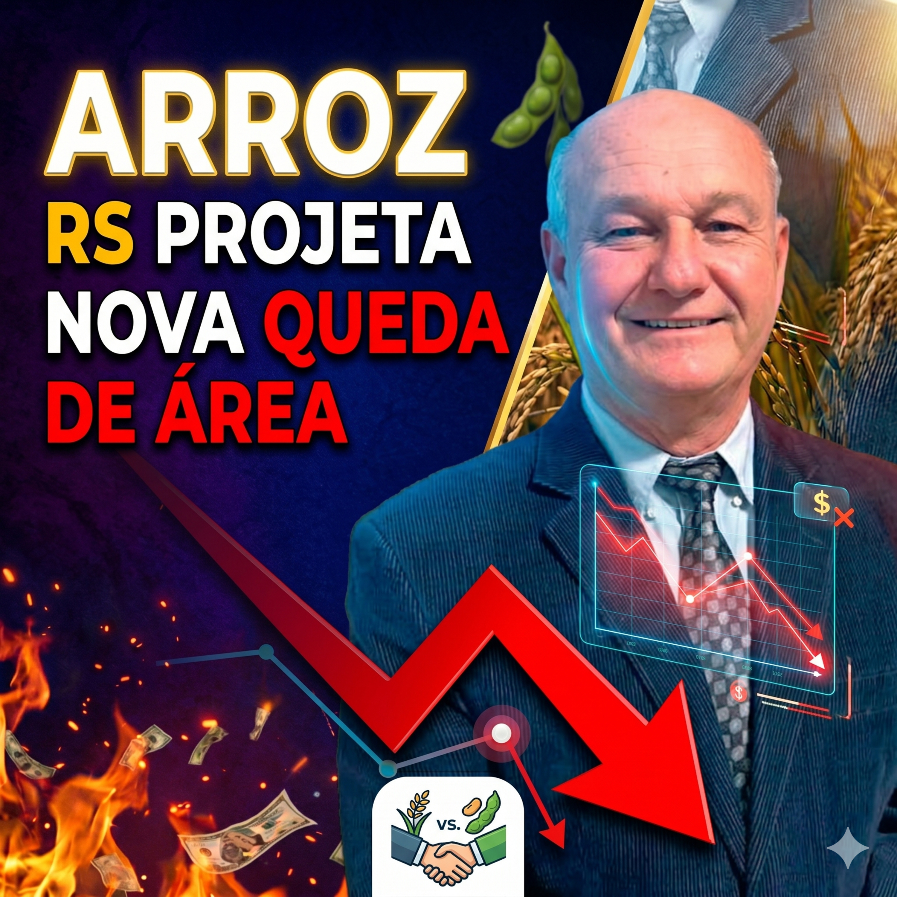 Arroz x Soja: RS projeta nova queda de área para o cereal episode artwork