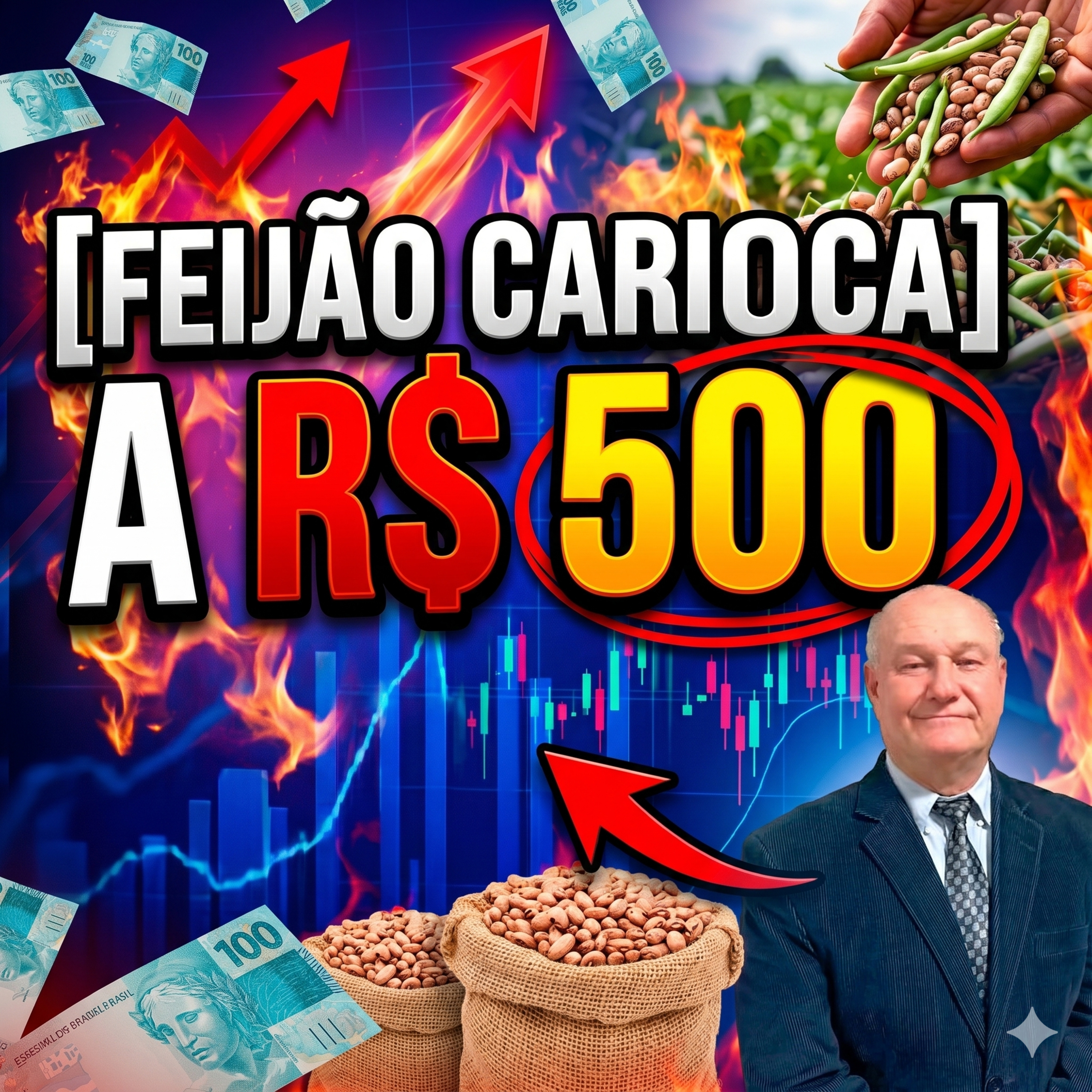 Feijão Carioca a R$ 500: O salto nas cotações e a escassez de oferta no campo episode artwork