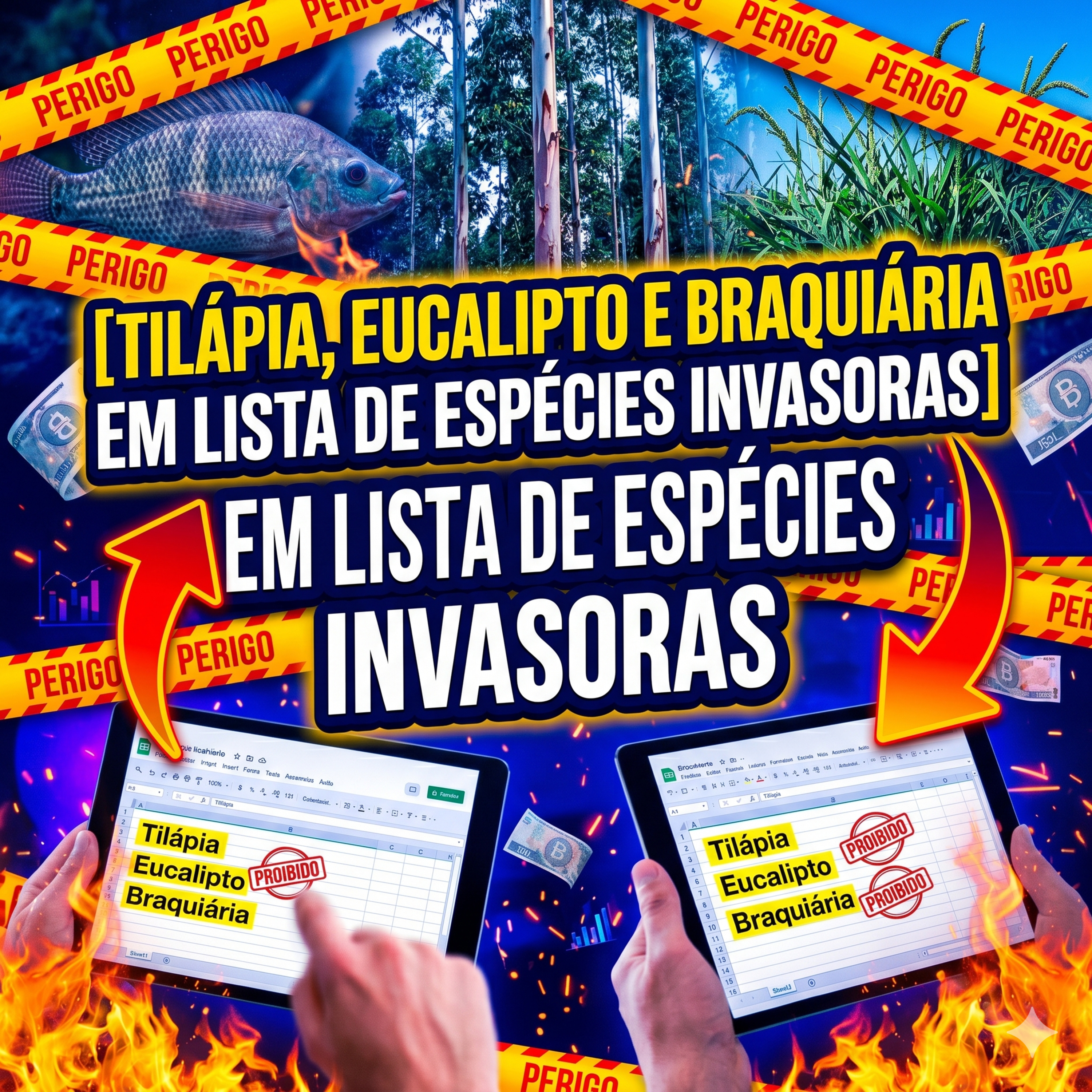 Tilápia, eucalipto e braquiária: inclusão em lista de espécies invasoras pode comprometer o agronegócio episode artwork