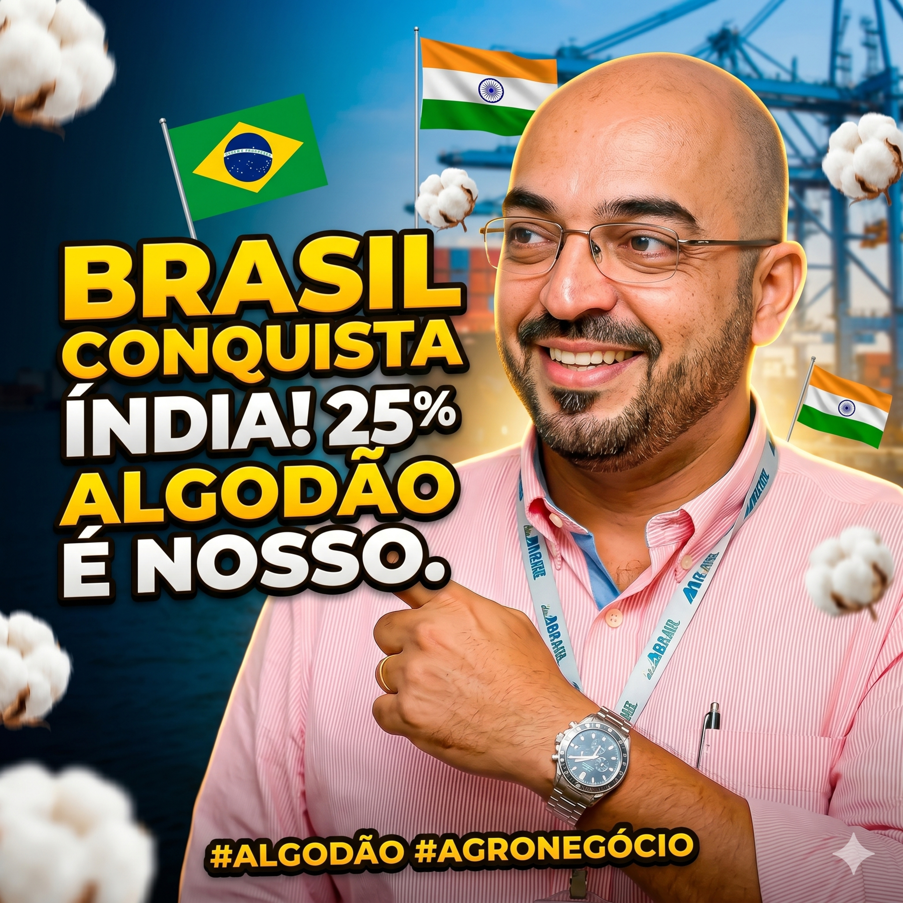 Brasil conquista a Índia: 25% do algodão importado pelos indianos é brasileiro episode artwork