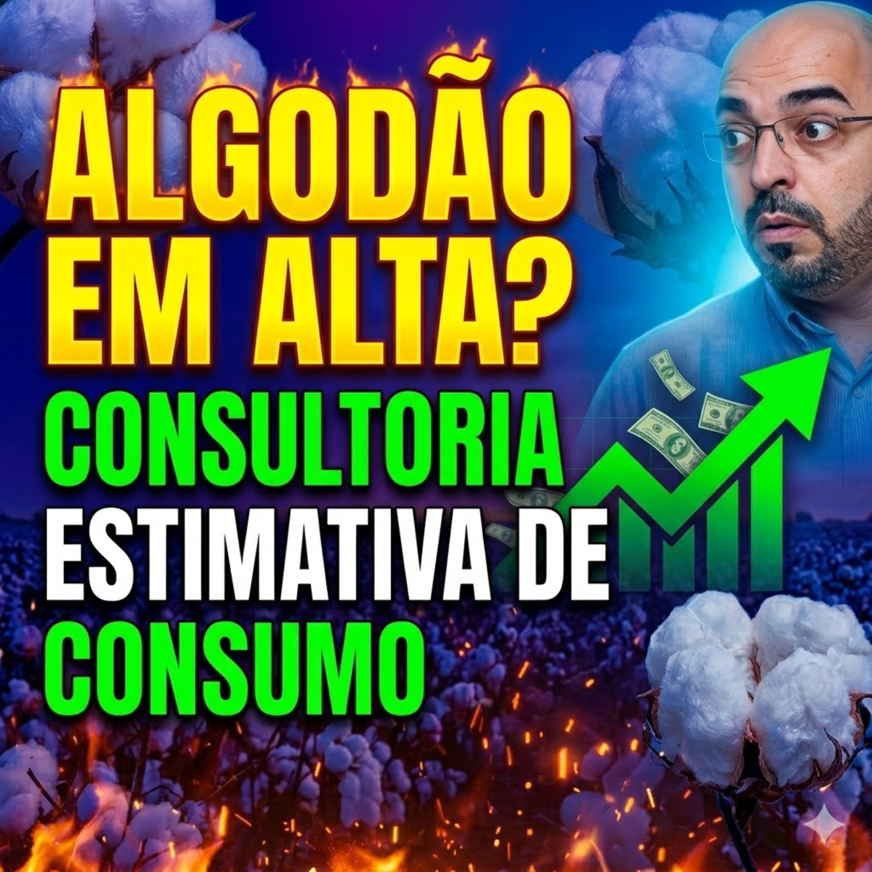Algodão em Alta? Consultoria internacional eleva estimativa de consumo mundial. episode artwork
