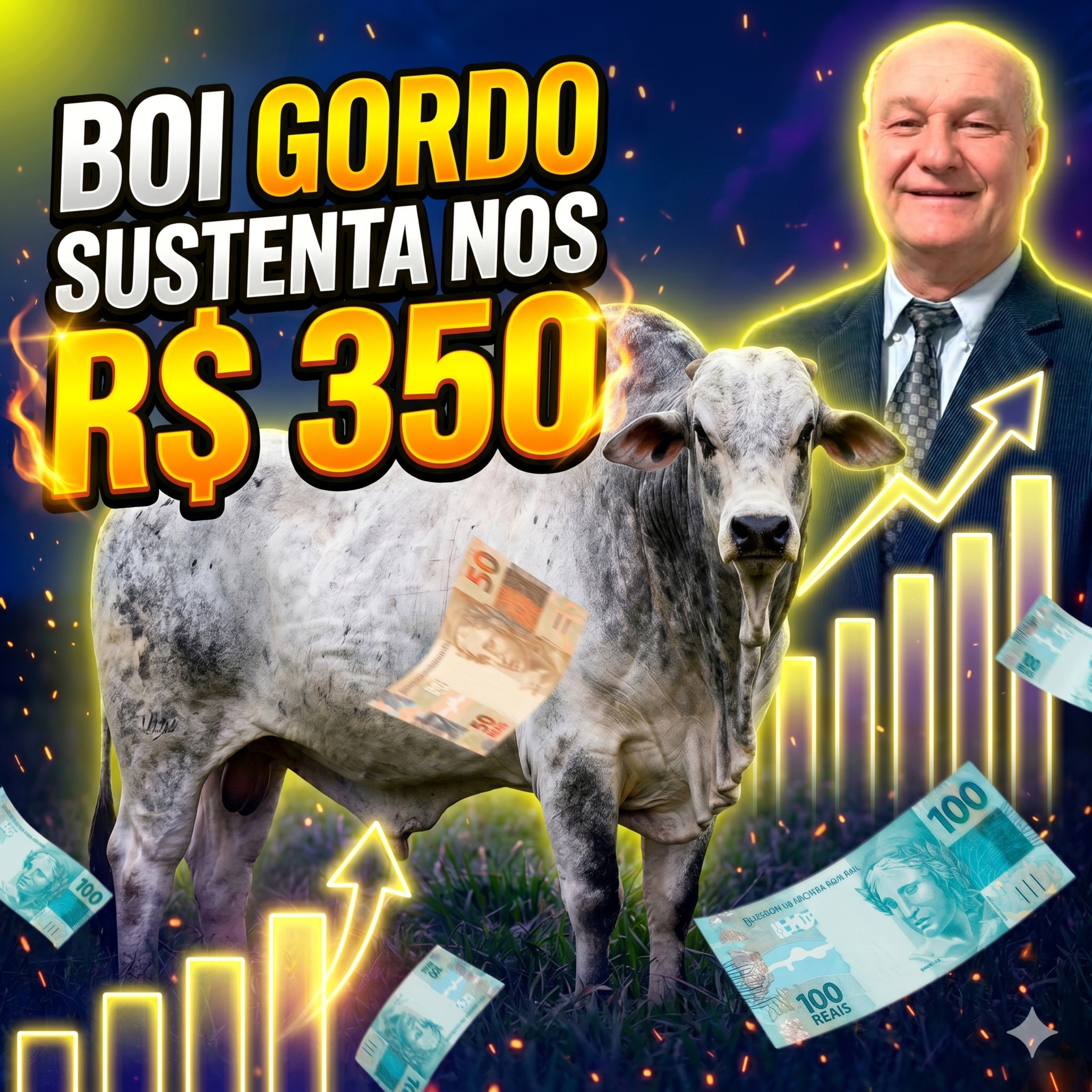 Boi Gordo ganha fôlego: Arroba se sustenta nos R$ 350 e exportações surpreendem. episode artwork