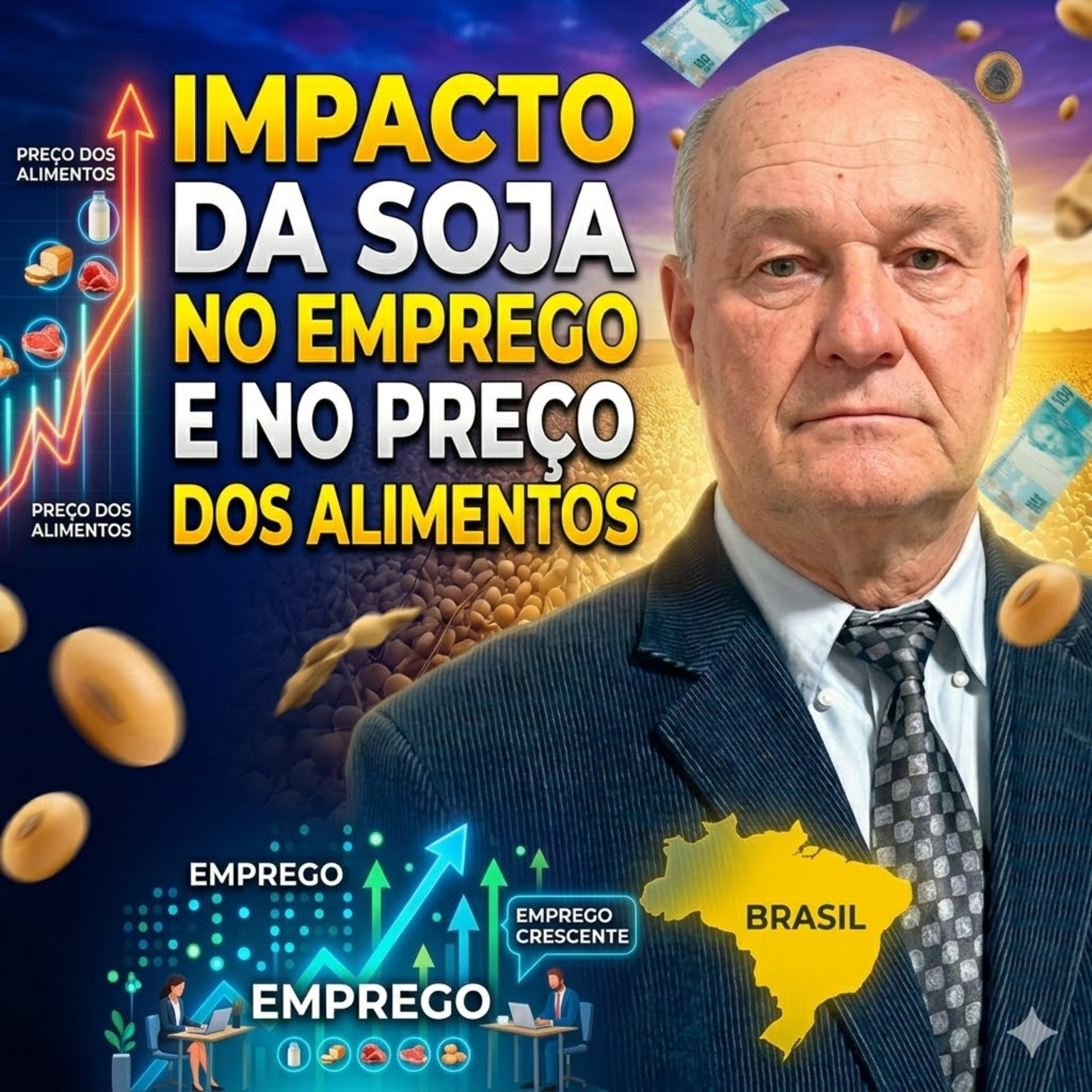 Impacto da soja no emprego e no preço dos alimentos no Brasil episode artwork