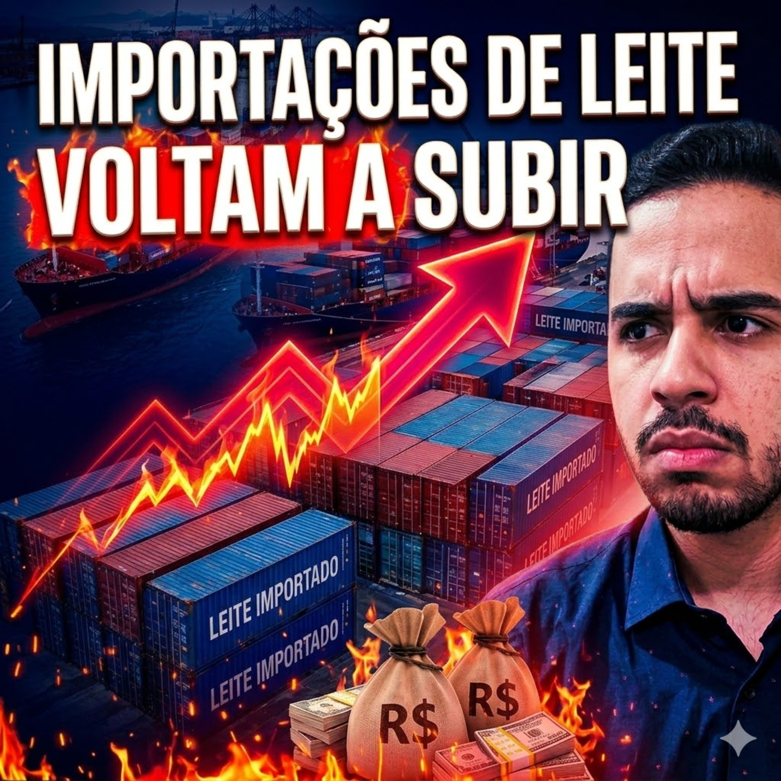 Importações de leite voltam a subir em maio e preocupa produtores episode artwork
