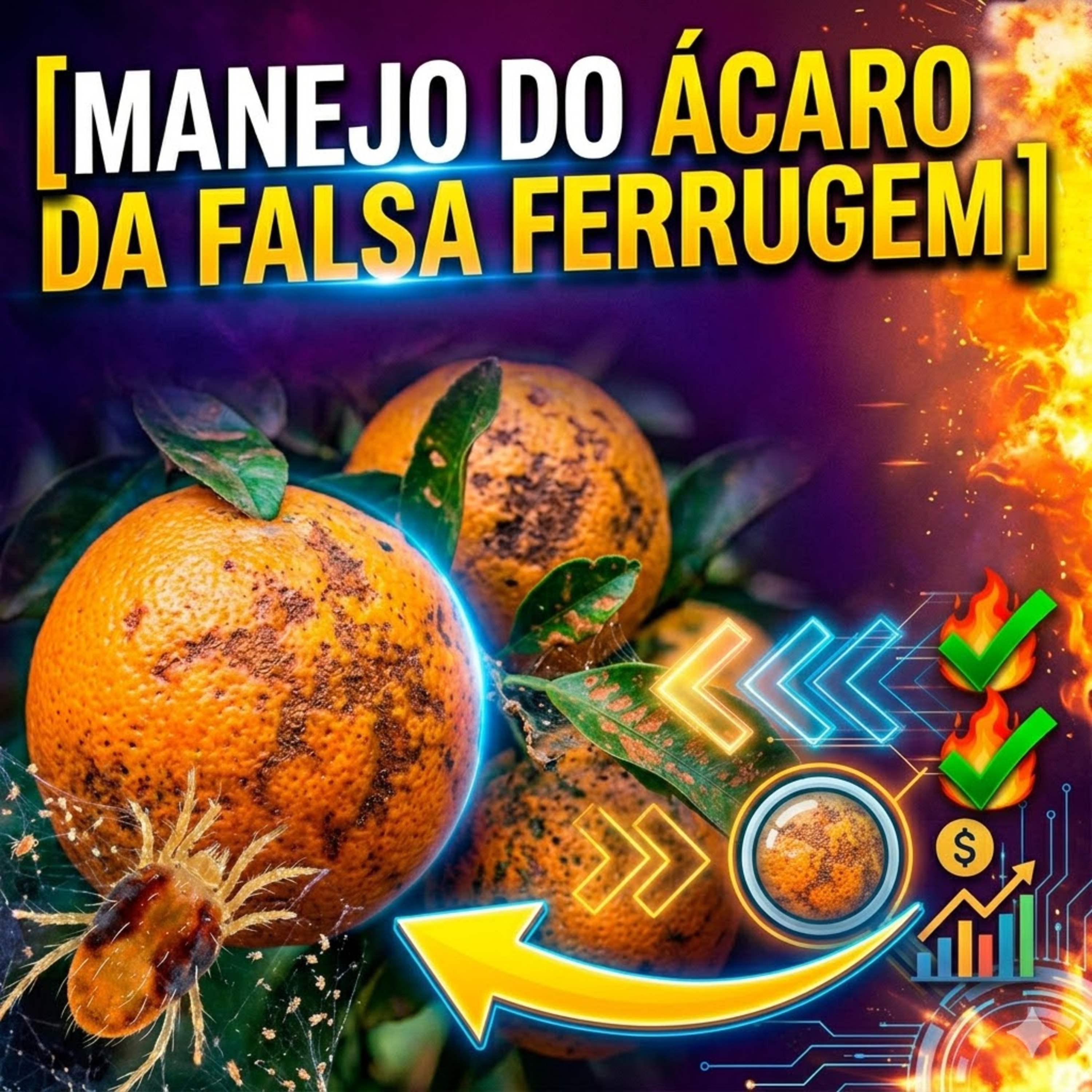 Quais os principais pontos de atenção durante o manejo do ácaro da falsa ferrugem?  episode artwork