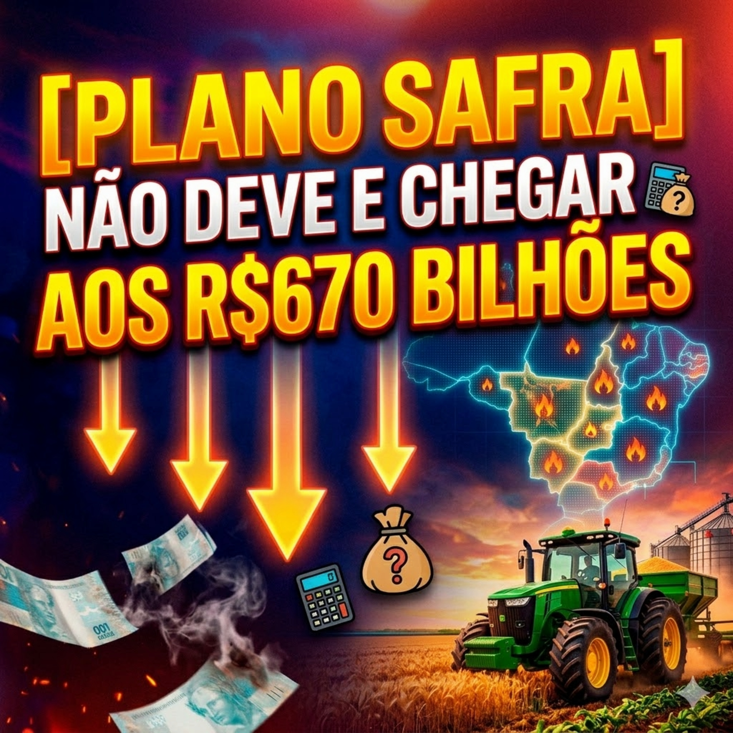 Plano safra: mapa indica que não deve chegar aos r$670 bilhões  episode artwork