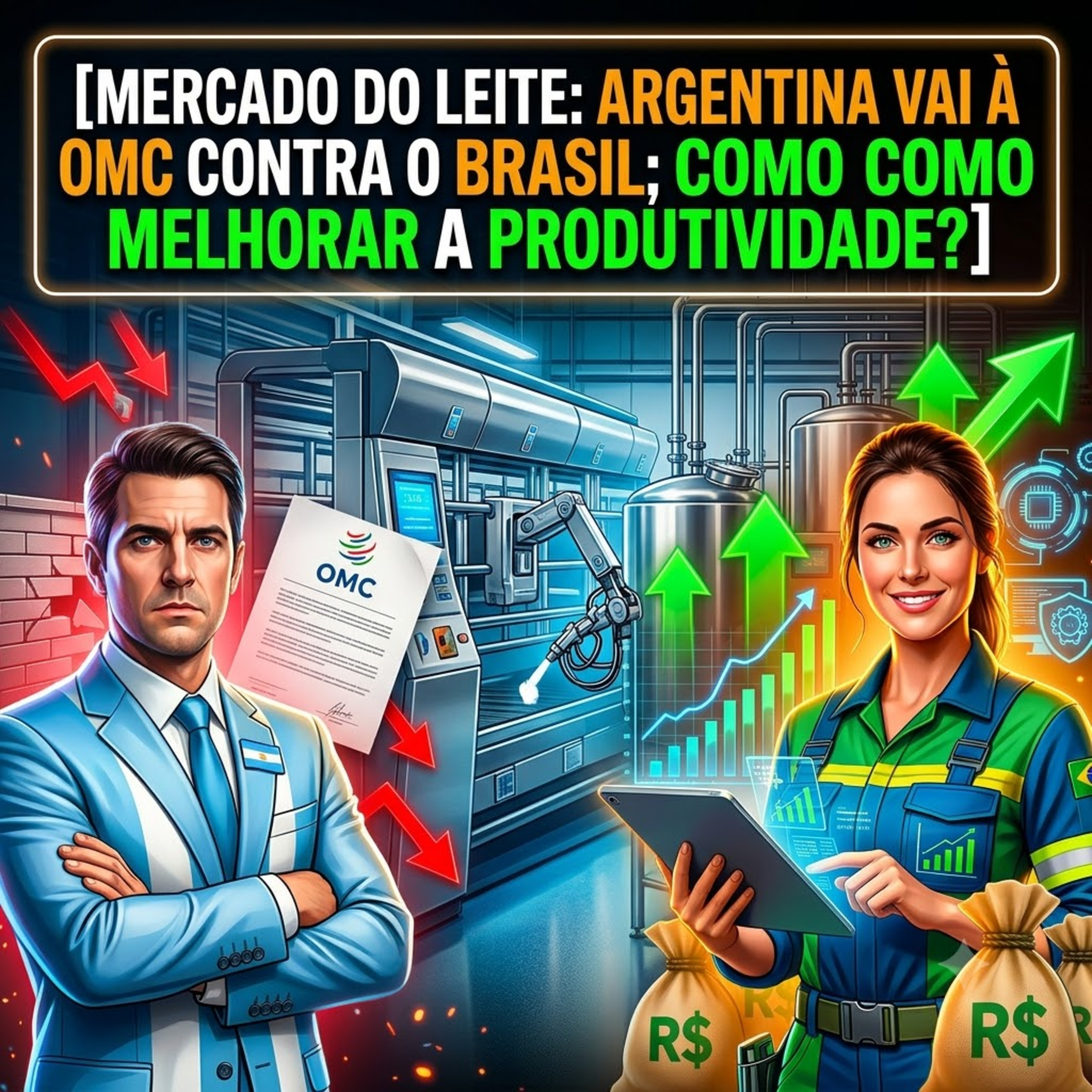 Mercado do leite: Argentina vai à OMC contra o Brasil; como melhorar a produtividade? episode artwork