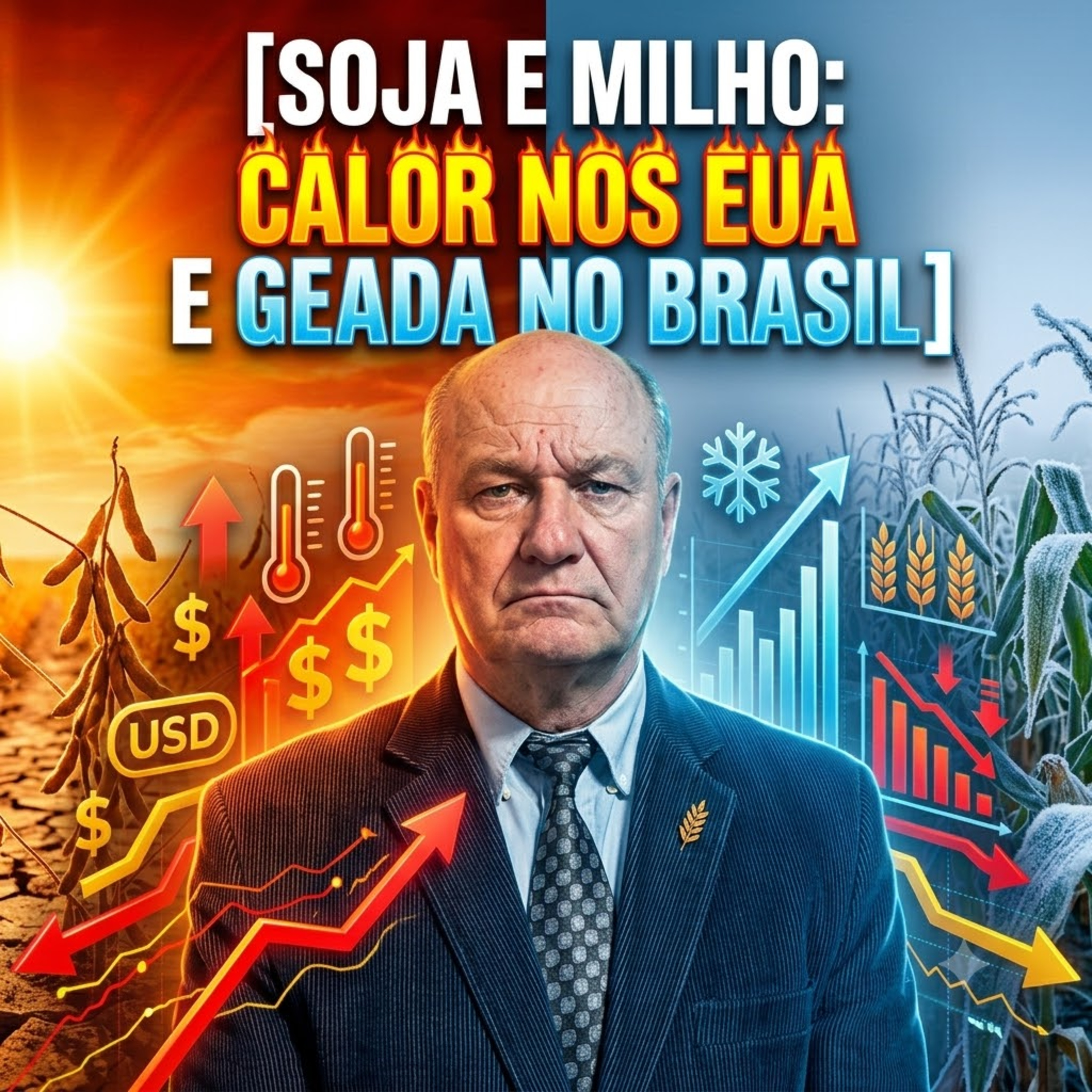 Soja e milho: calor nos EUA e geada no Brasil; os rumos dos grãos pelo mundo episode artwork