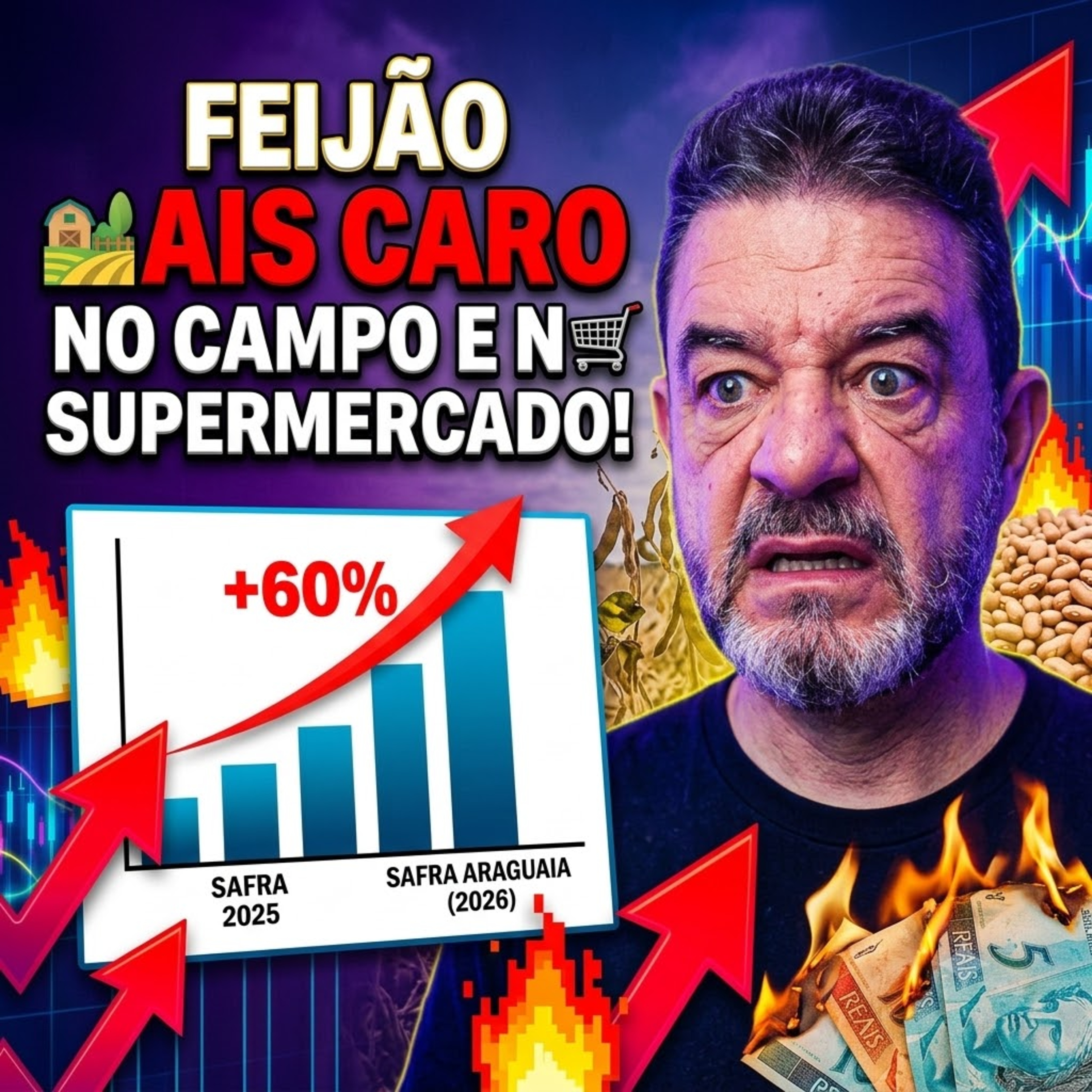 Feijão mais caro no campo e no supermercado! episode artwork