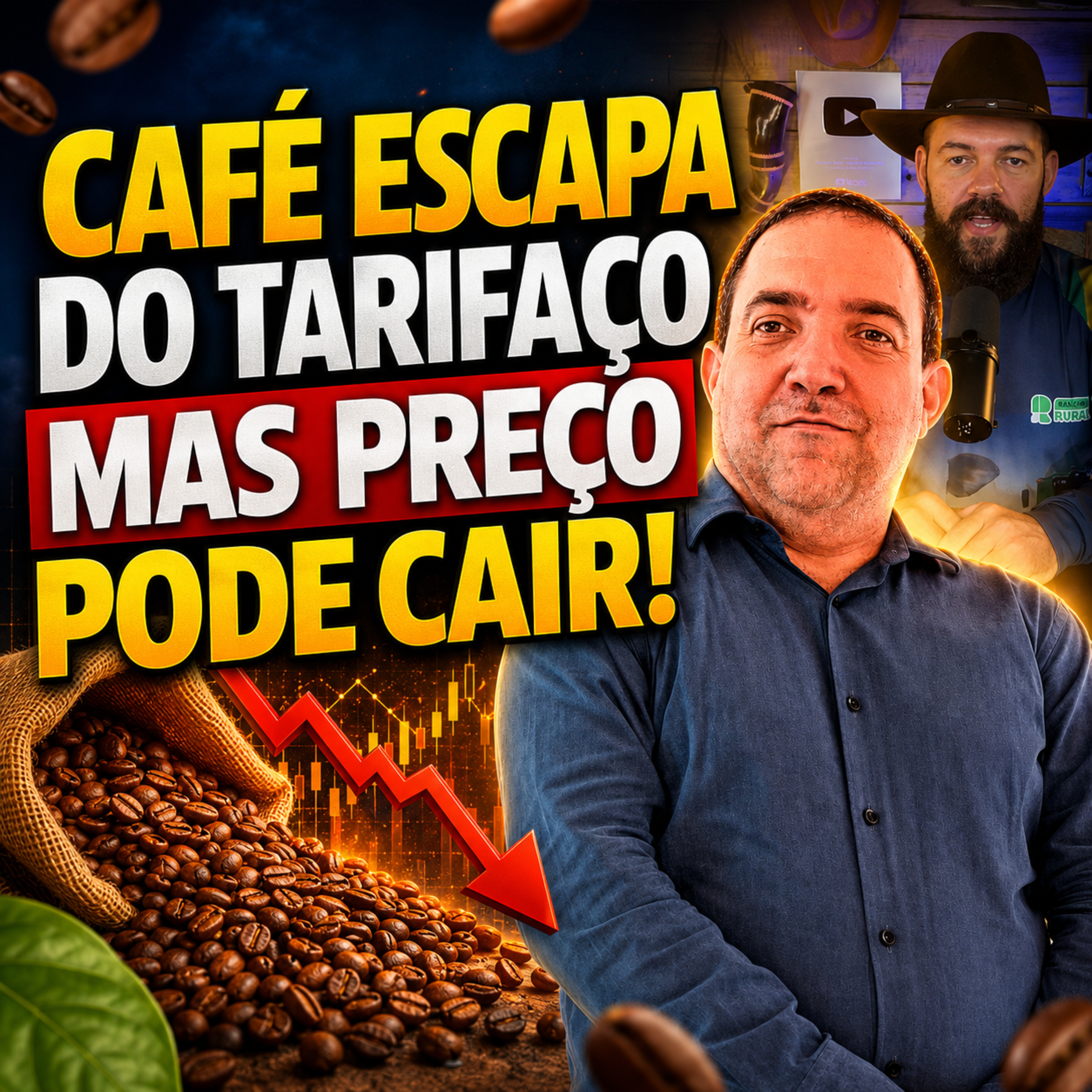 CAFÉ escapa do TARIFAÇO mas preço pode cair! episode artwork